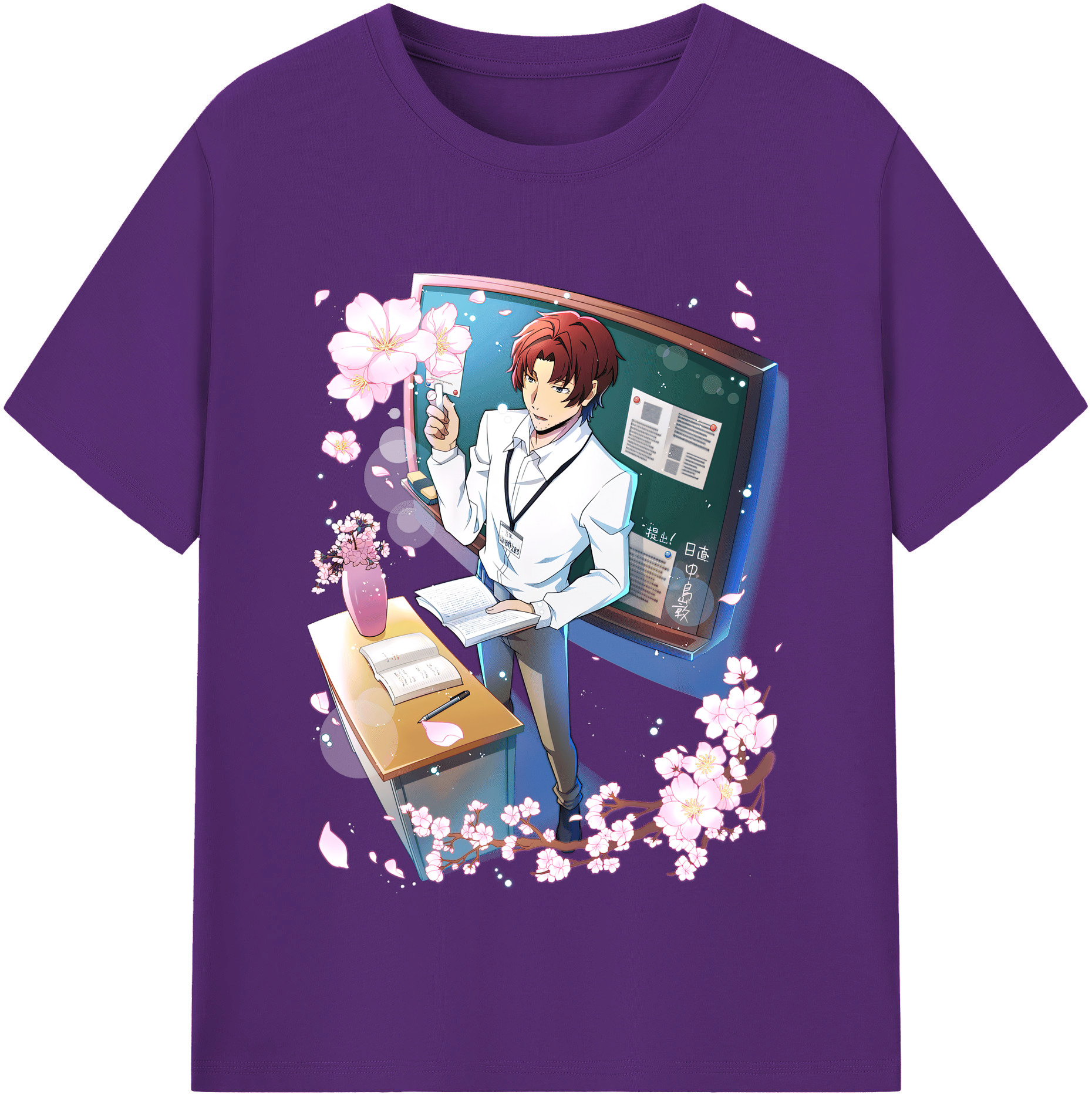 （画像用） 文豪ストレイドッグス Bungo Stray Dogs 綿100％半袖Tシャツ（フロントプリント）