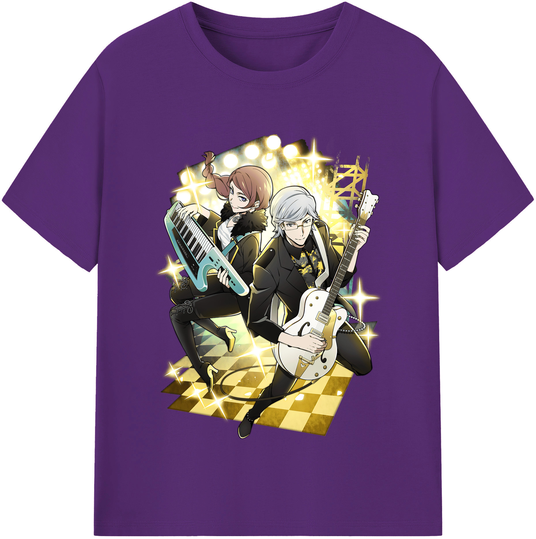 （画像用） 文豪ストレイドッグス Bungo Stray Dogs 綿100％半袖Tシャツ（フロントプリント）