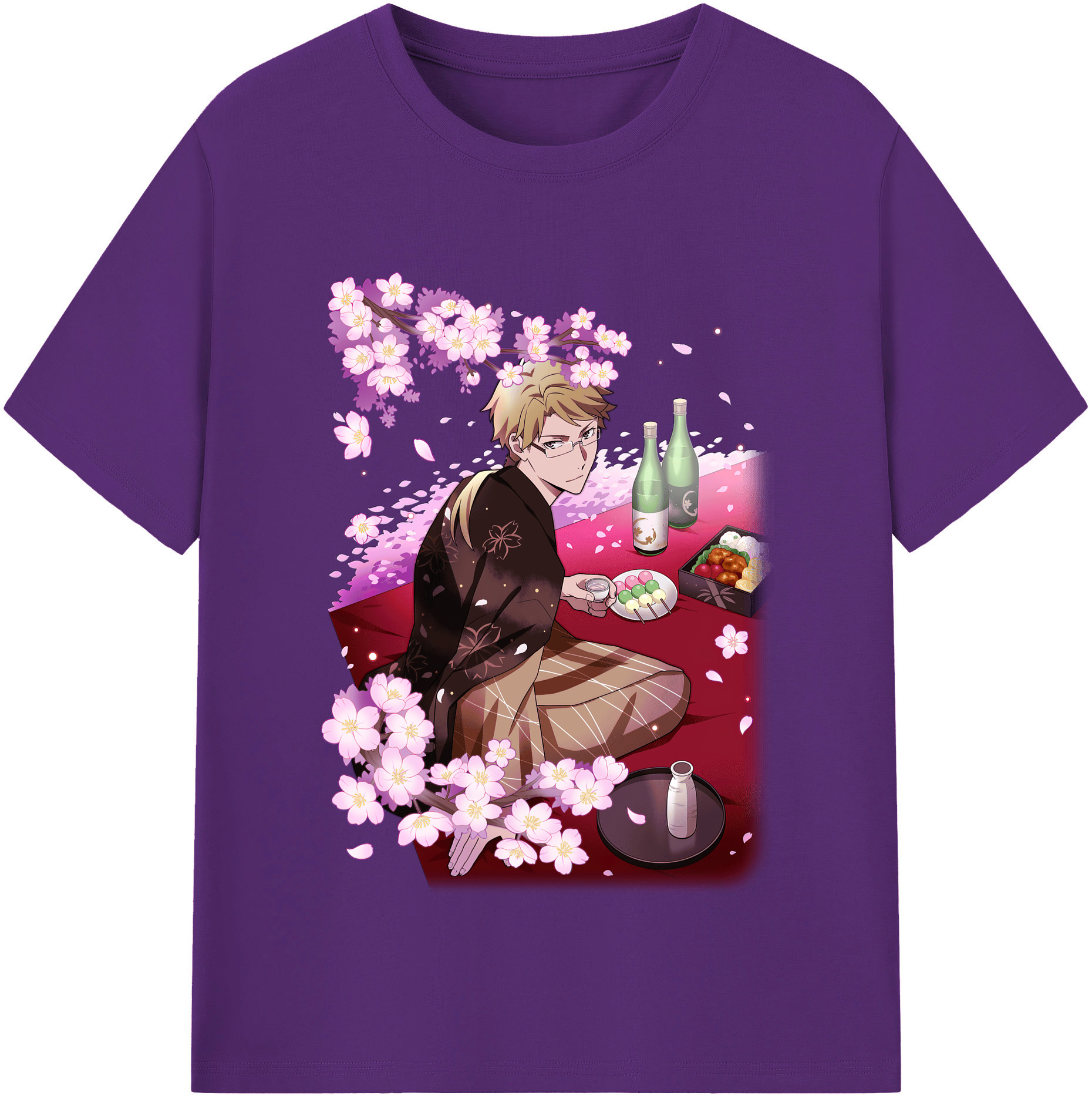 （画像用） 文豪ストレイドッグス Bungo Stray Dogs 綿100％半袖Tシャツ（フロントプリント）