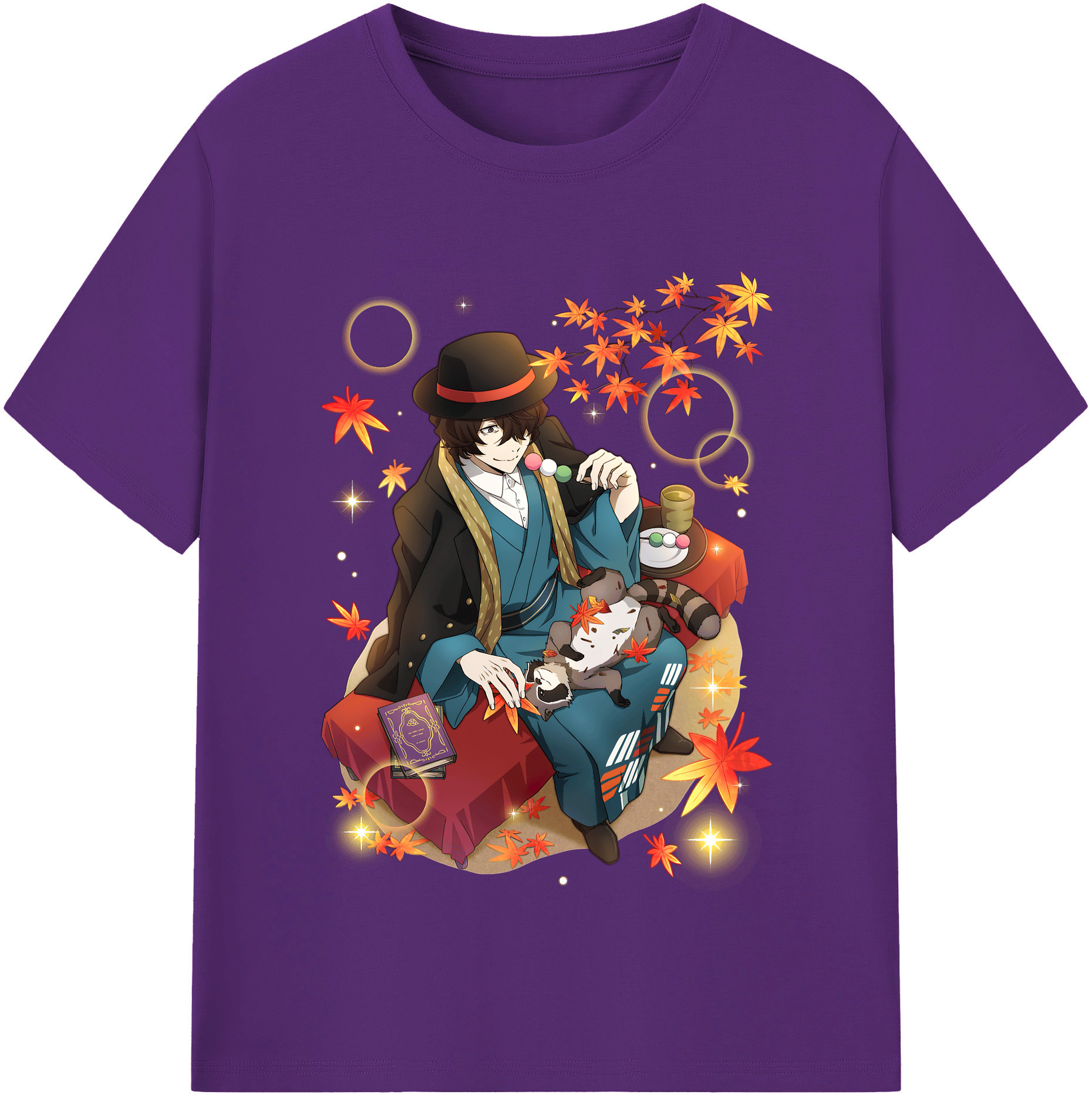 （画像用） 文豪ストレイドッグス Bungo Stray Dogs 綿100％半袖Tシャツ（フロントプリント）