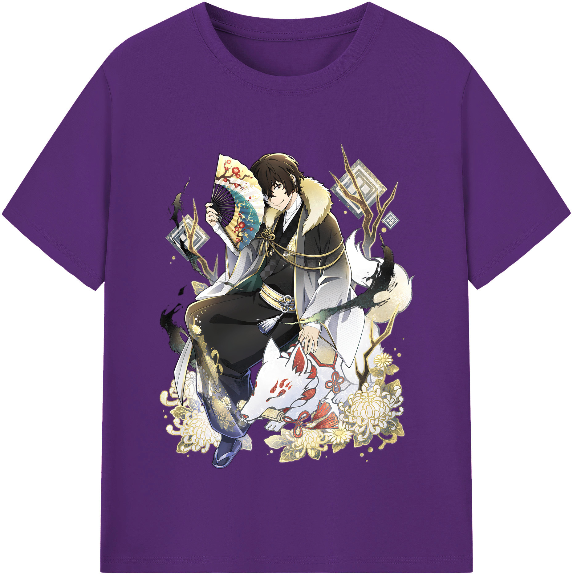 （画像用） 文豪ストレイドッグス Bungo Stray Dogs 綿100％半袖Tシャツ（フロントプリント）