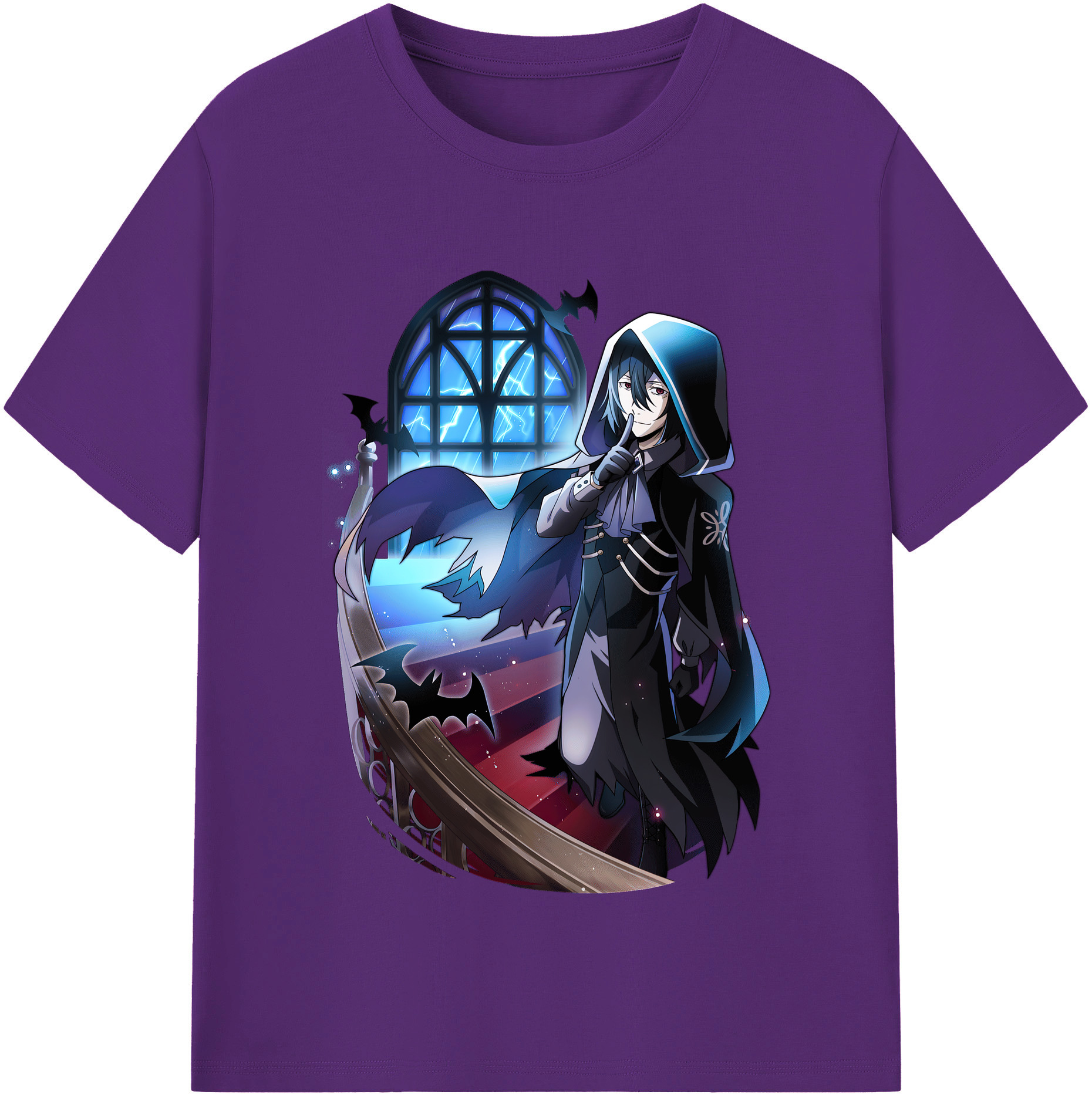 （画像用） 文豪ストレイドッグス Bungo Stray Dogs 綿100％半袖Tシャツ（フロントプリント）