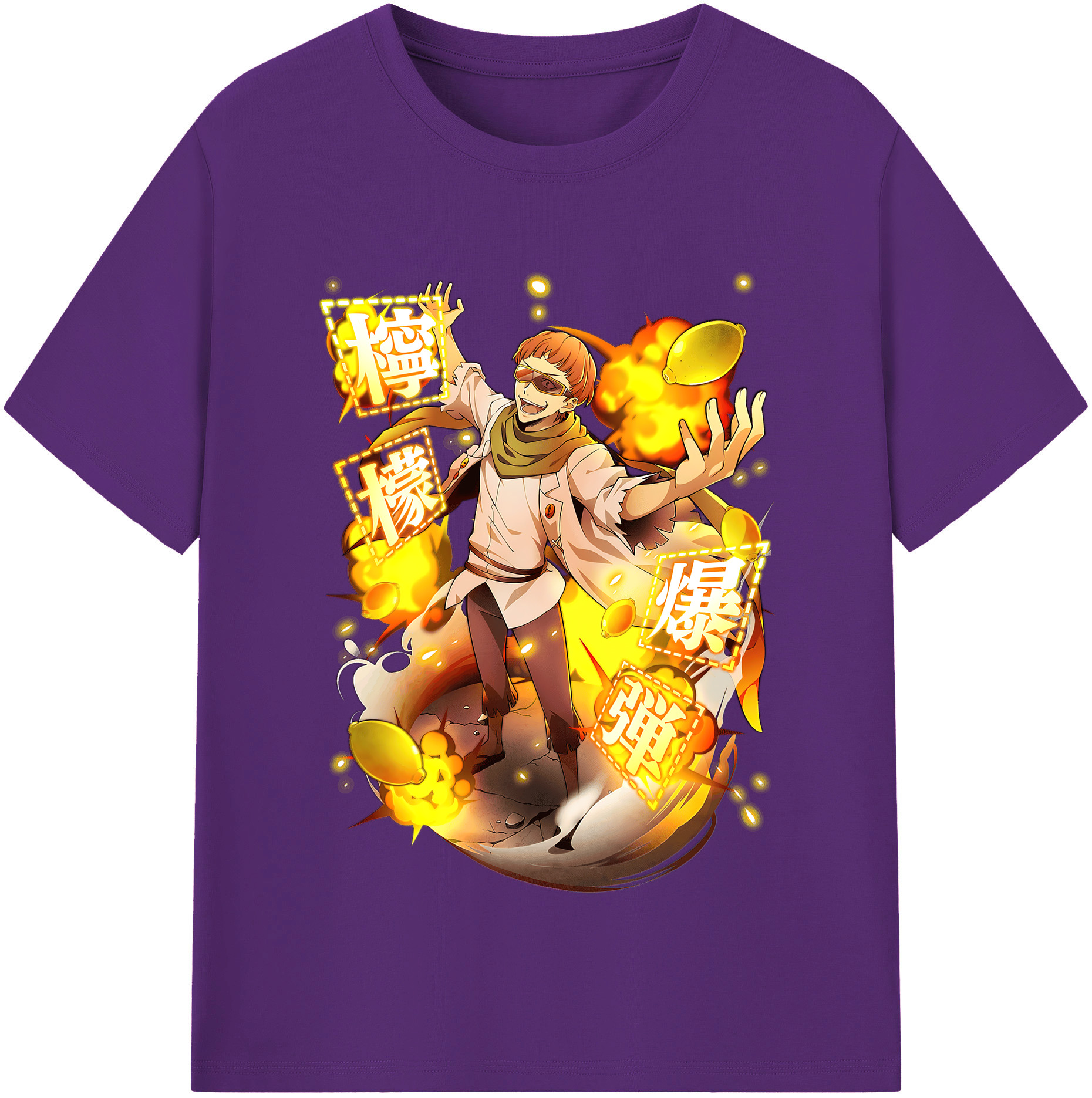 （画像用） 文豪ストレイドッグス Bungo Stray Dogs 綿100％半袖Tシャツ（フロントプリント）