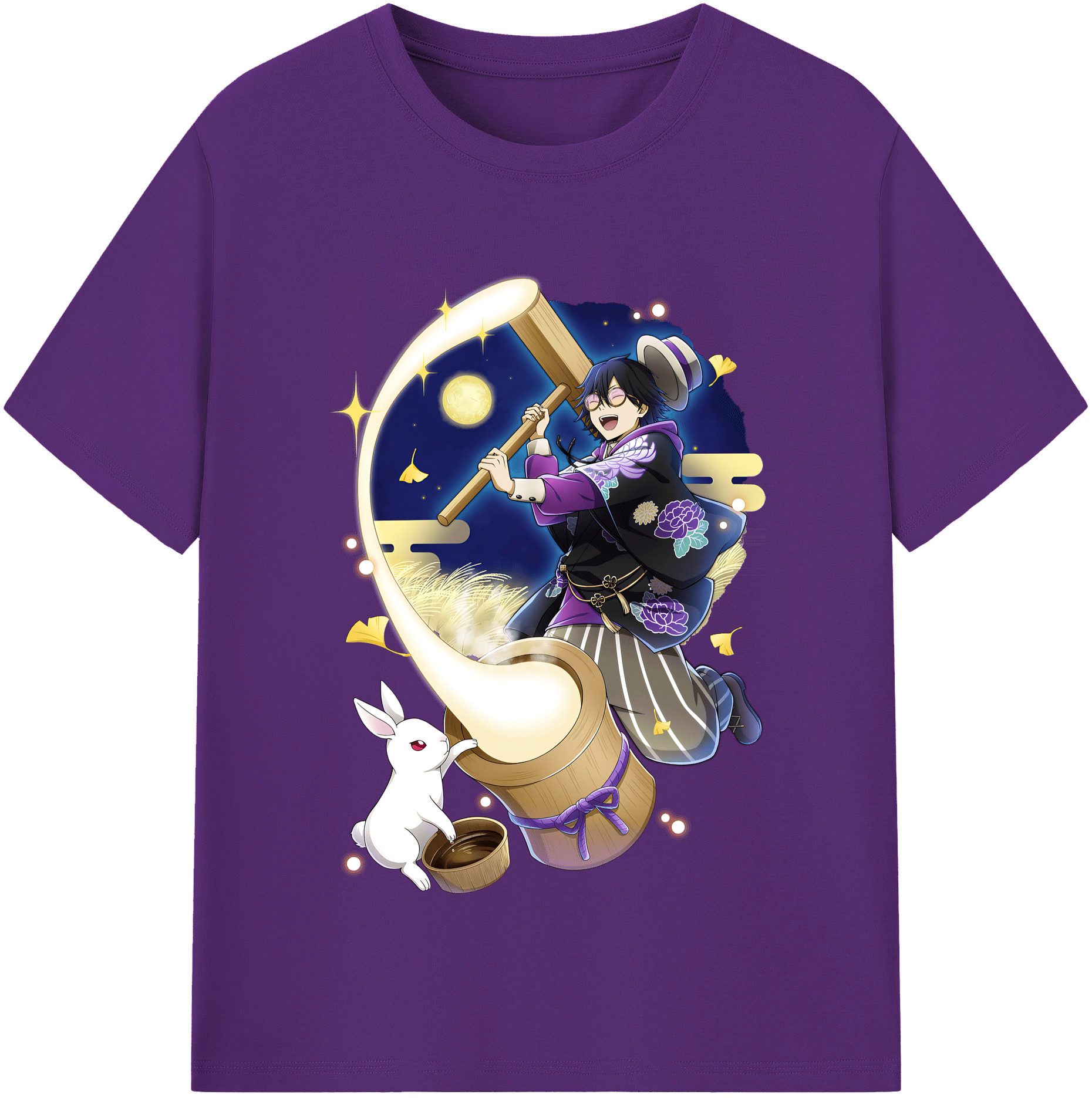 （画像用） 文豪ストレイドッグス Bungo Stray Dogs 綿100％半袖Tシャツ（フロントプリント）
