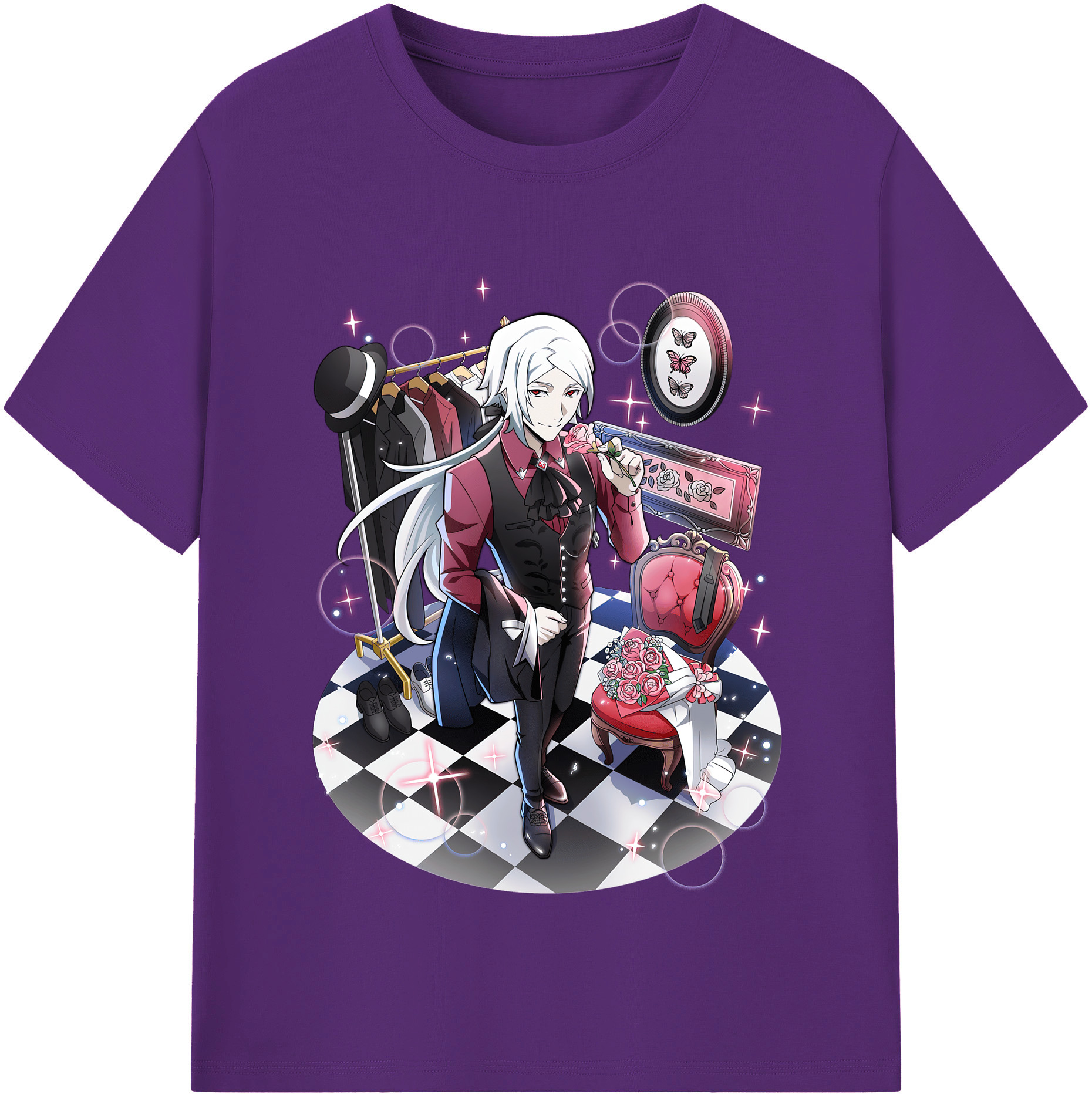 （画像用） 文豪ストレイドッグス Bungo Stray Dogs 綿100％半袖Tシャツ（フロントプリント）