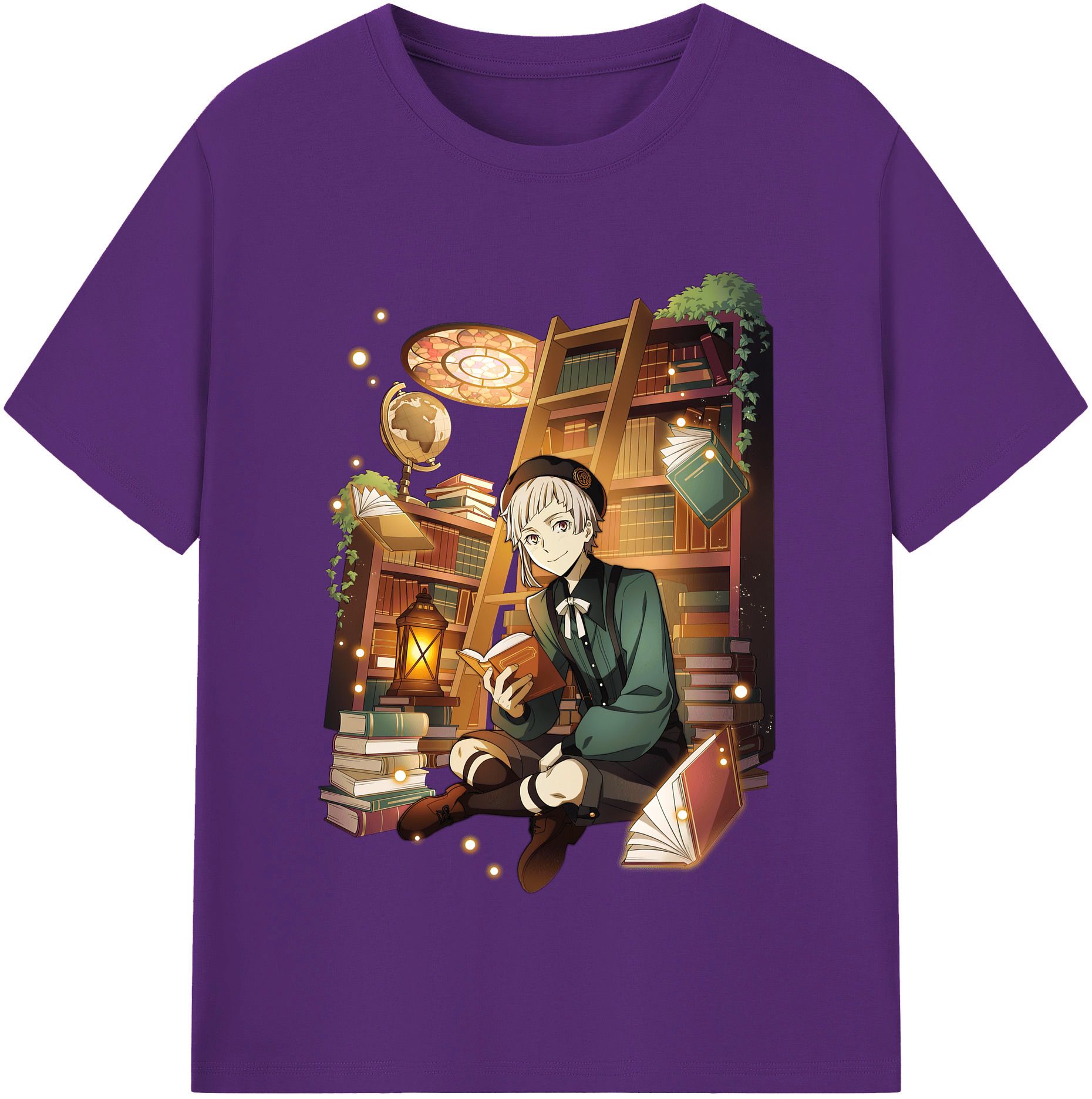（画像用） 文豪ストレイドッグス Bungo Stray Dogs 綿100％半袖Tシャツ（フロントプリント）