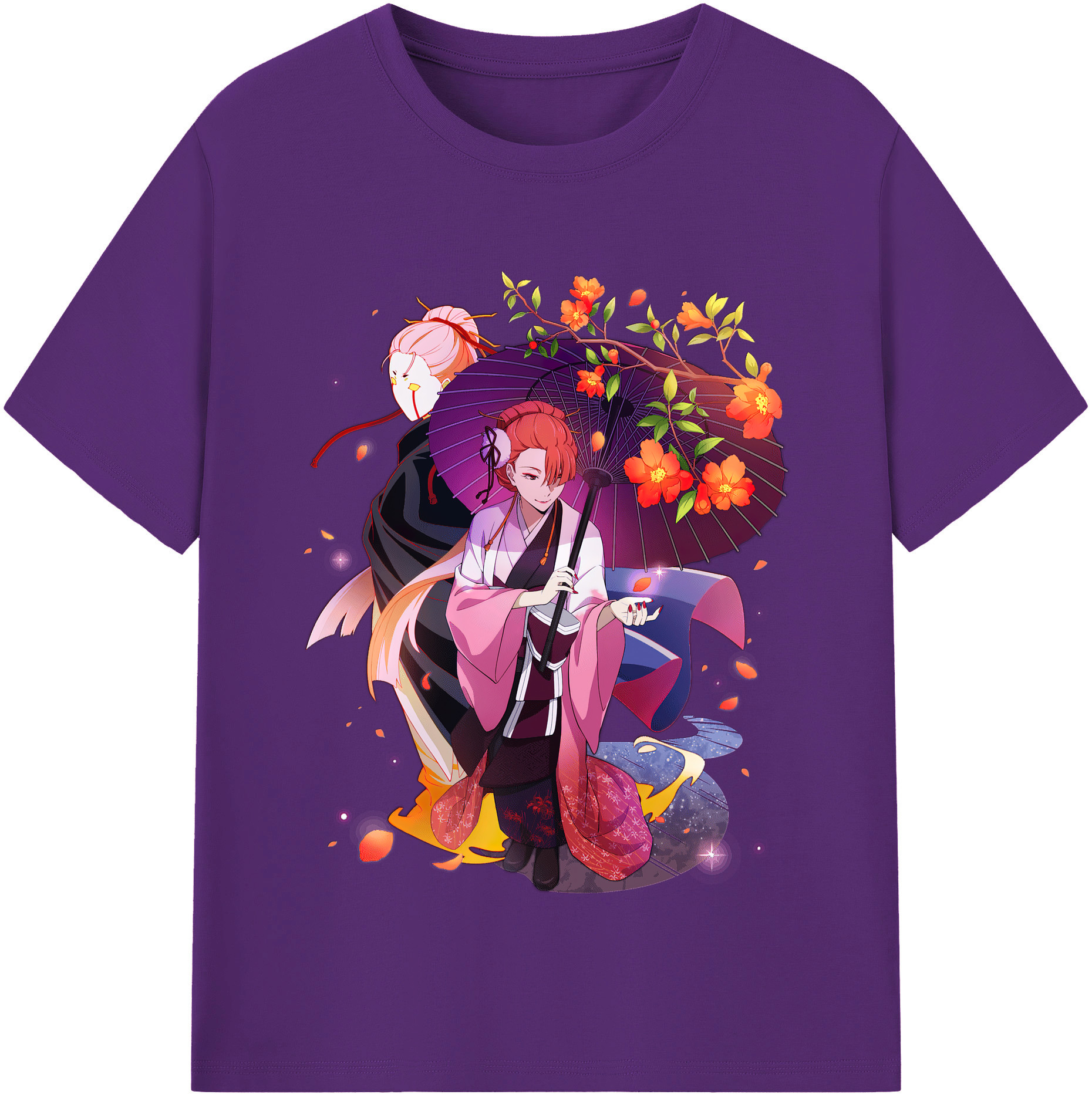 （画像用） 文豪ストレイドッグス Bungo Stray Dogs 綿100％半袖Tシャツ（フロントプリント）