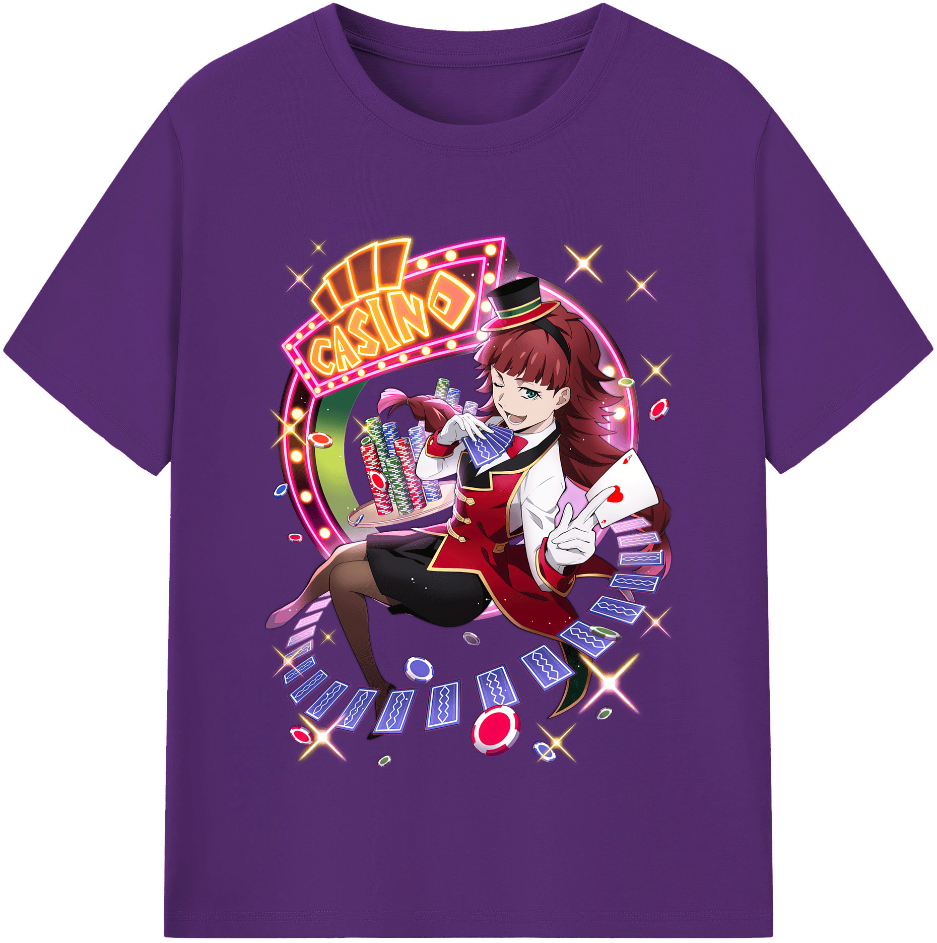 （画像用） 文豪ストレイドッグス Bungo Stray Dogs 綿100％半袖Tシャツ（フロントプリント）