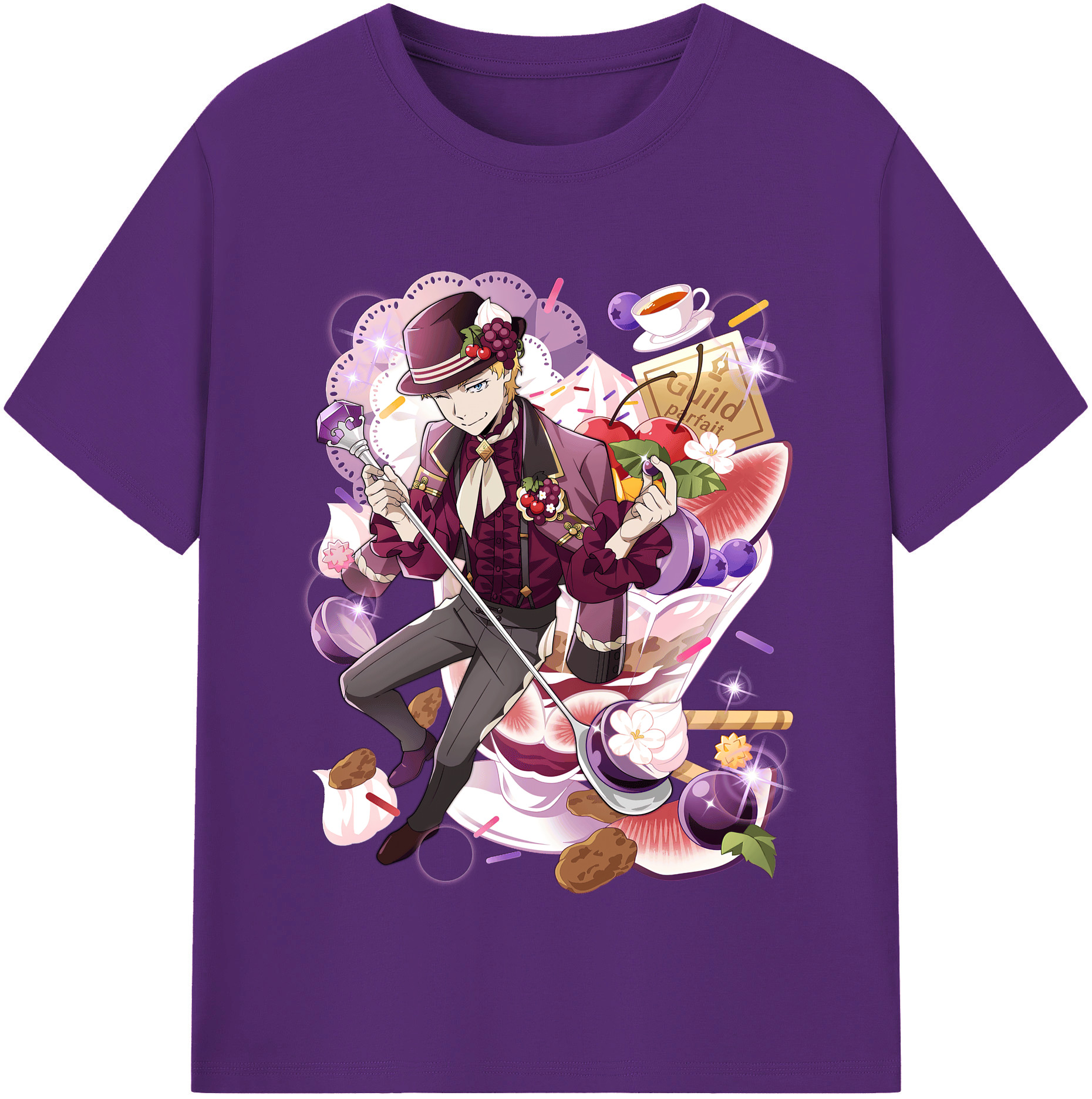 （画像用） 文豪ストレイドッグス Bungo Stray Dogs 綿100％半袖Tシャツ（フロントプリント）
