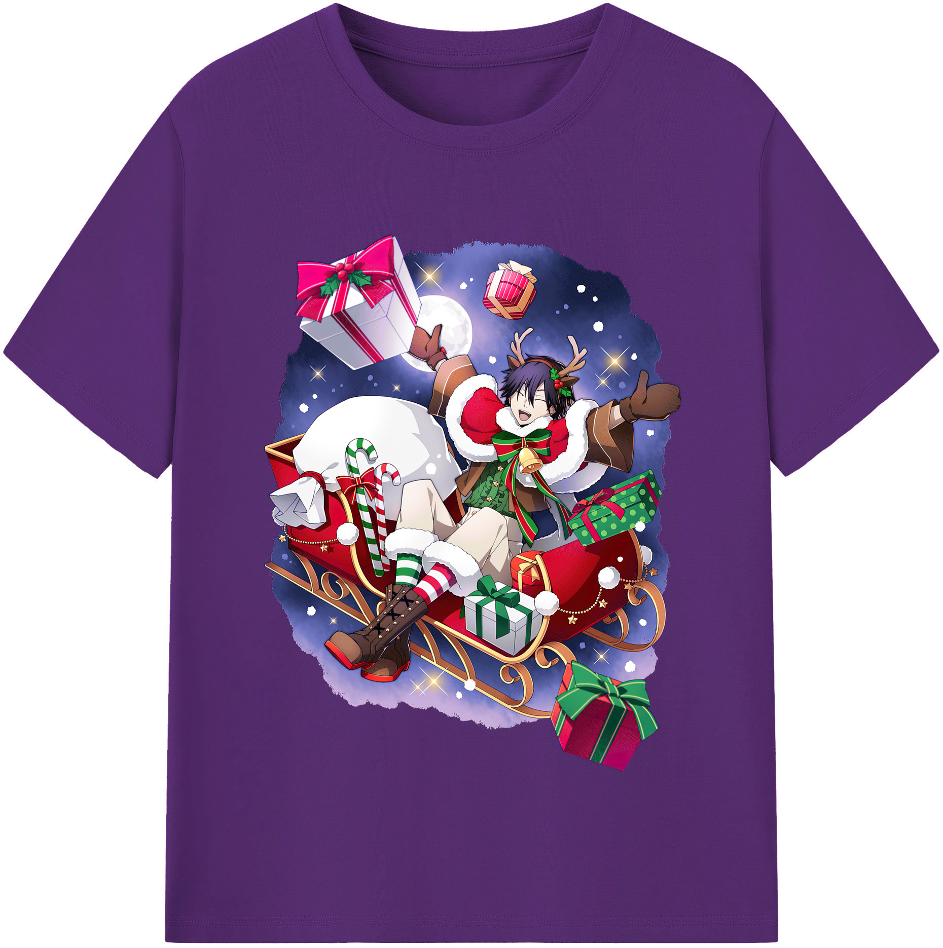 （画像用） 文豪ストレイドッグス Bungo Stray Dogs 綿100％半袖Tシャツ（フロントプリント）