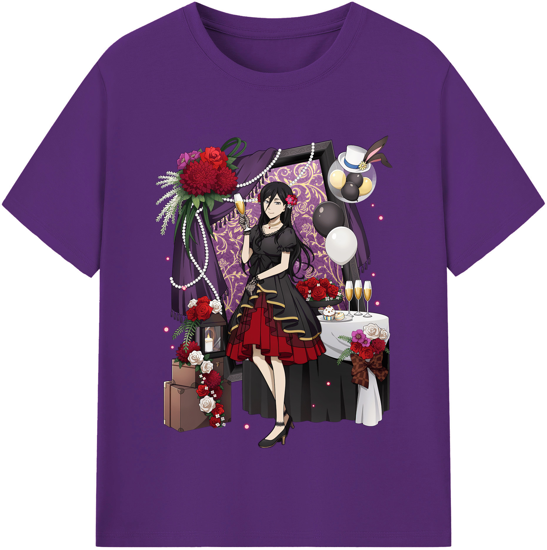 （画像用） 文豪ストレイドッグス Bungo Stray Dogs 綿100％半袖Tシャツ（フロントプリント）