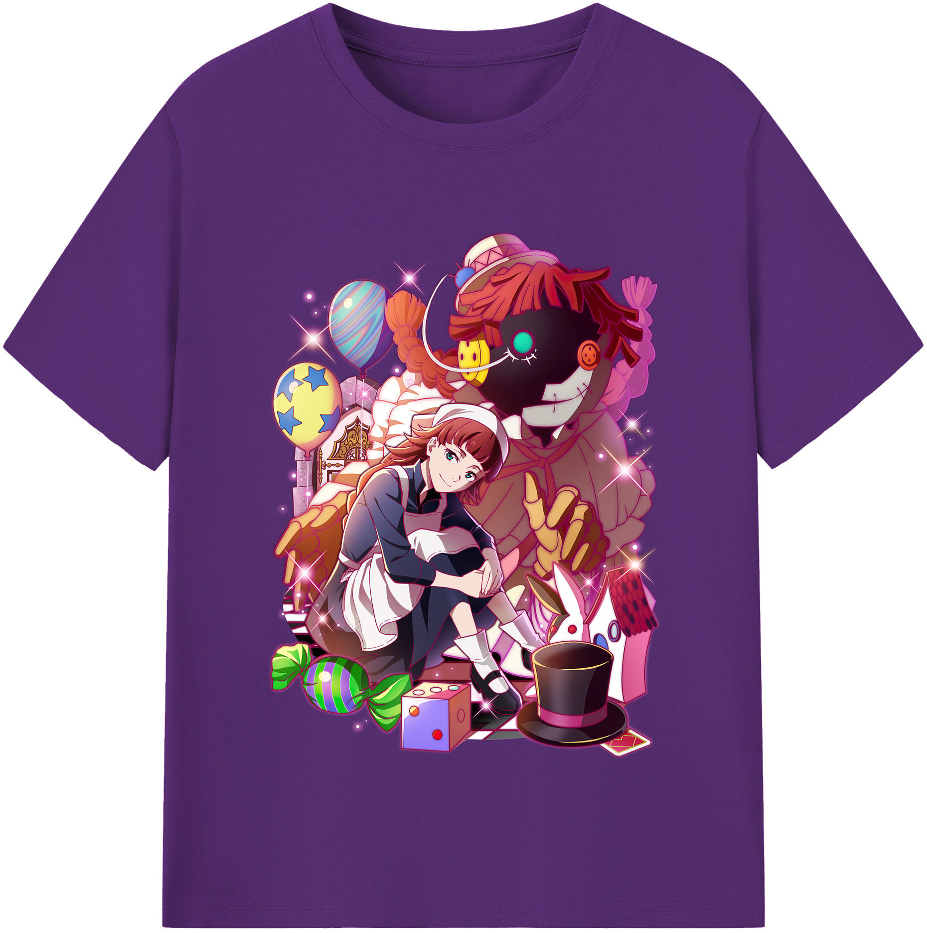 （画像用） 文豪ストレイドッグス Bungo Stray Dogs 綿100％半袖Tシャツ（フロントプリント）