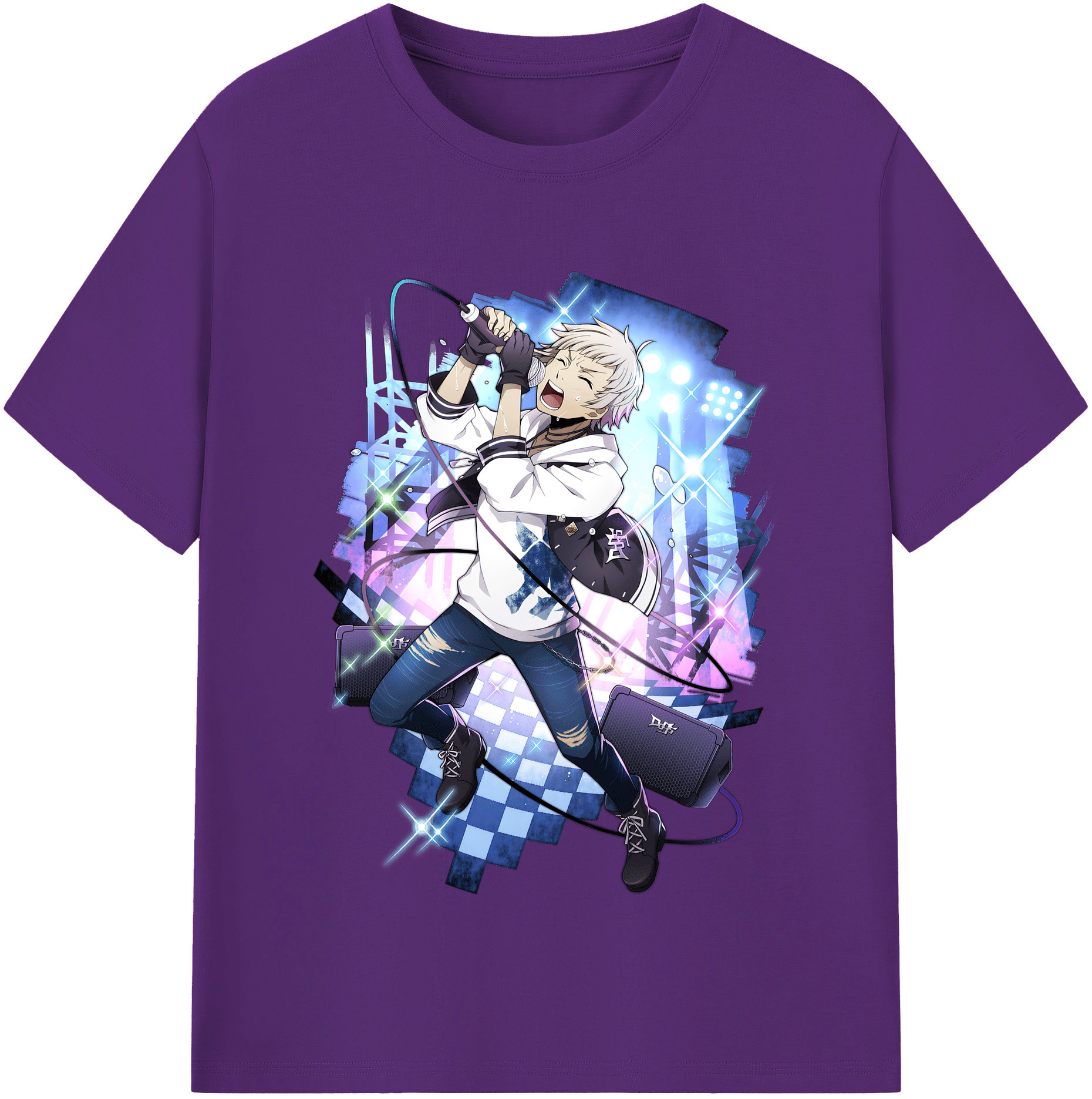 （画像用） 文豪ストレイドッグス Bungo Stray Dogs 綿100％半袖Tシャツ（フロントプリント）
