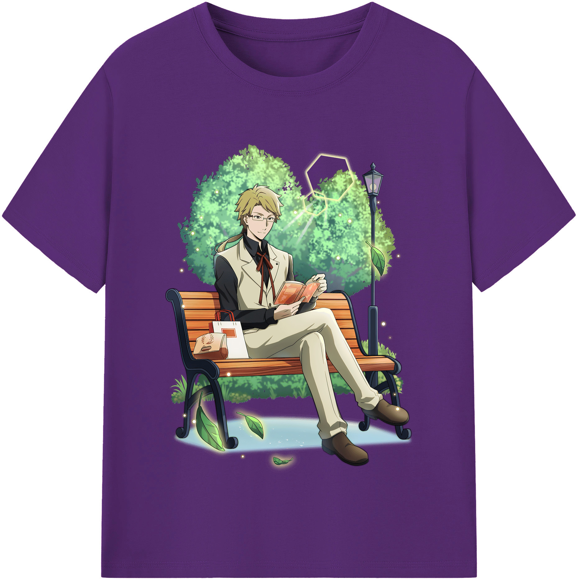 （画像用） 文豪ストレイドッグス Bungo Stray Dogs 綿100％半袖Tシャツ（フロントプリント）