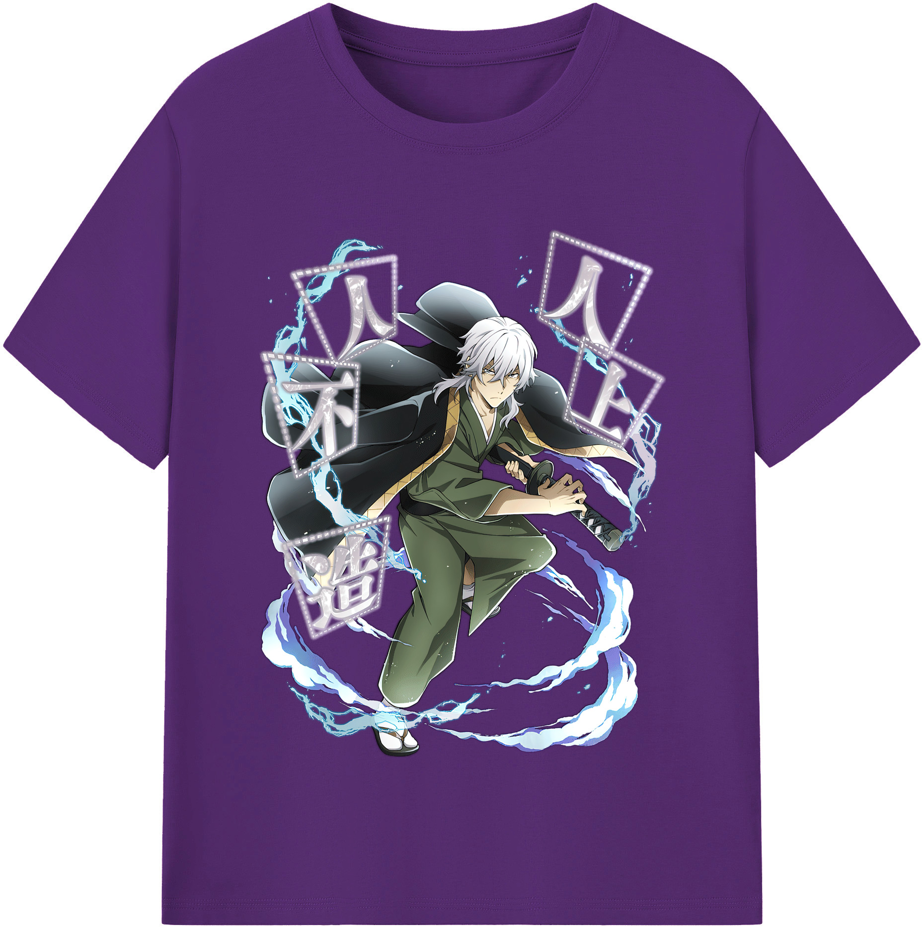 （画像用） 文豪ストレイドッグス Bungo Stray Dogs 綿100％半袖Tシャツ（フロントプリント）
