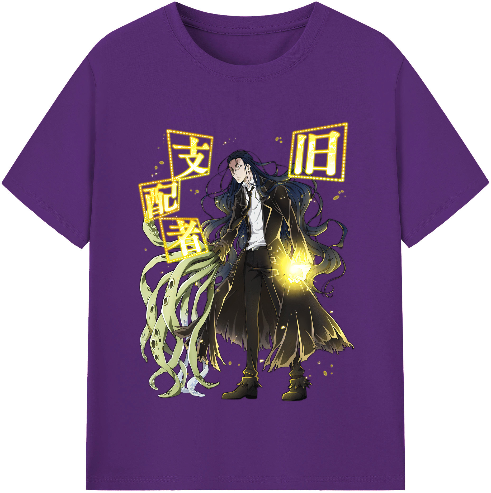 （画像用） 文豪ストレイドッグス Bungo Stray Dogs 綿100％半袖Tシャツ（フロントプリント）