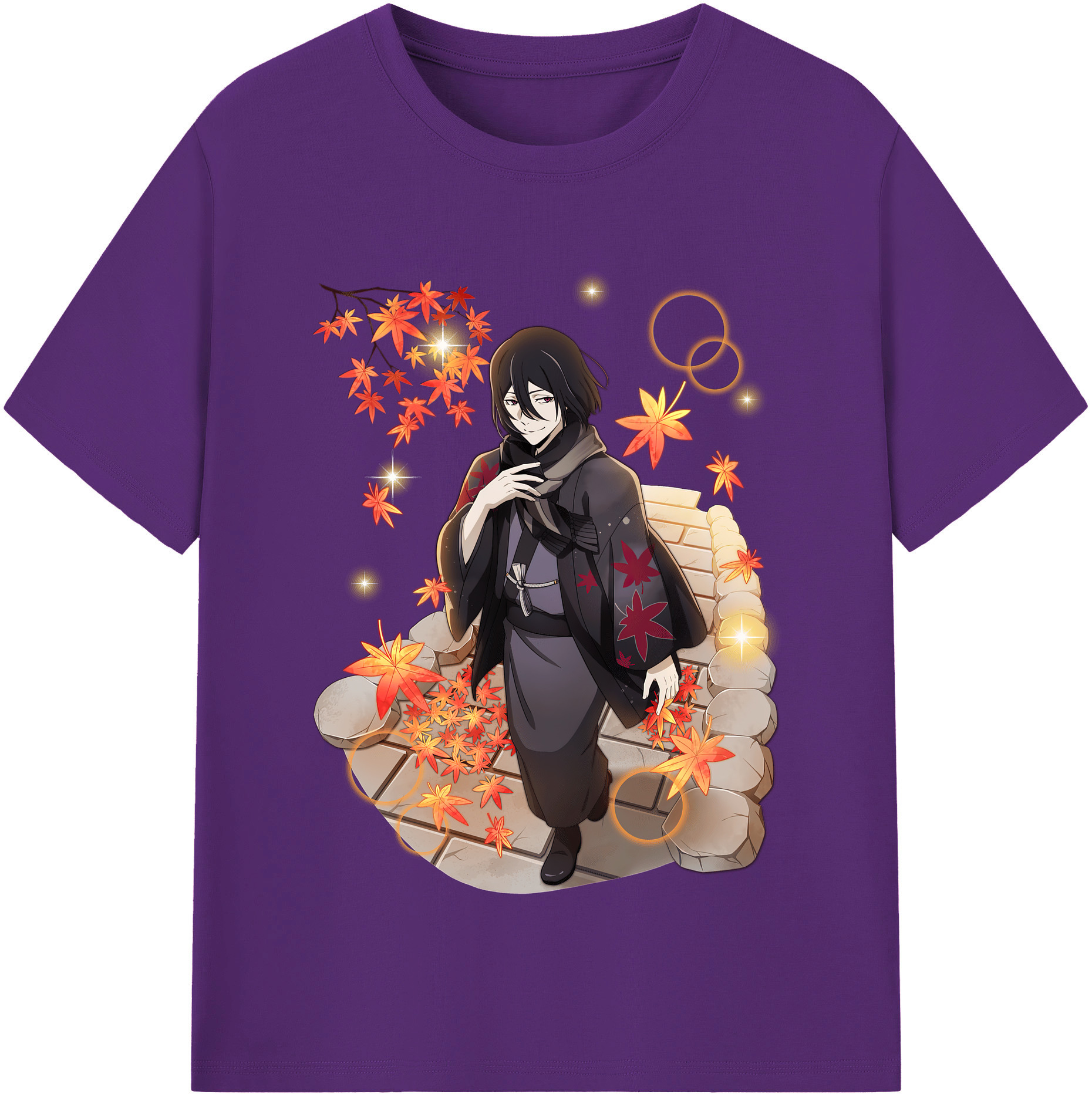 （画像用） 文豪ストレイドッグス Bungo Stray Dogs 綿100％半袖Tシャツ（フロントプリント）
