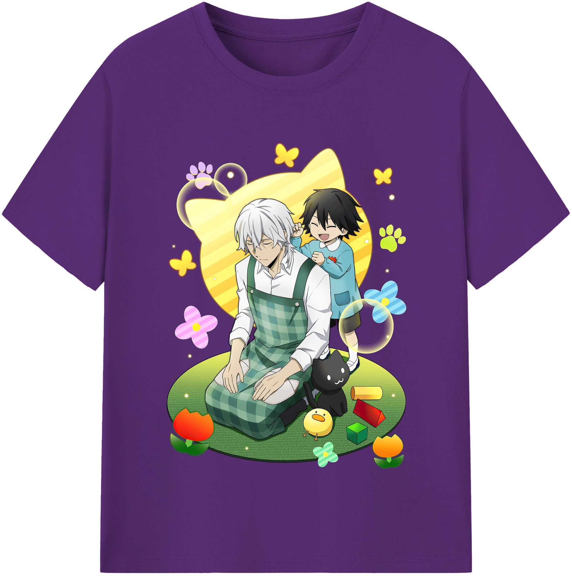 （画像用） 文豪ストレイドッグス Bungo Stray Dogs 綿100％半袖Tシャツ（フロントプリント）
