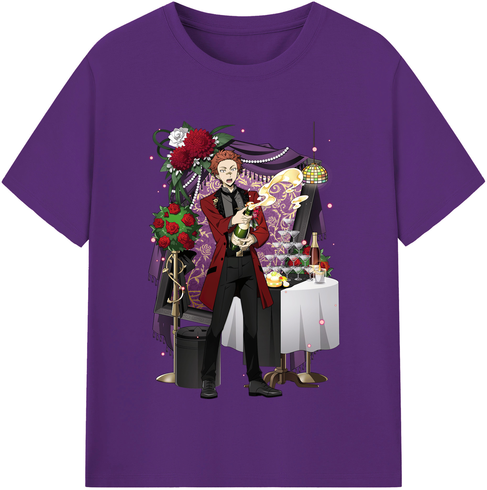 （画像用） 文豪ストレイドッグス Bungo Stray Dogs 綿100％半袖Tシャツ（フロントプリント）