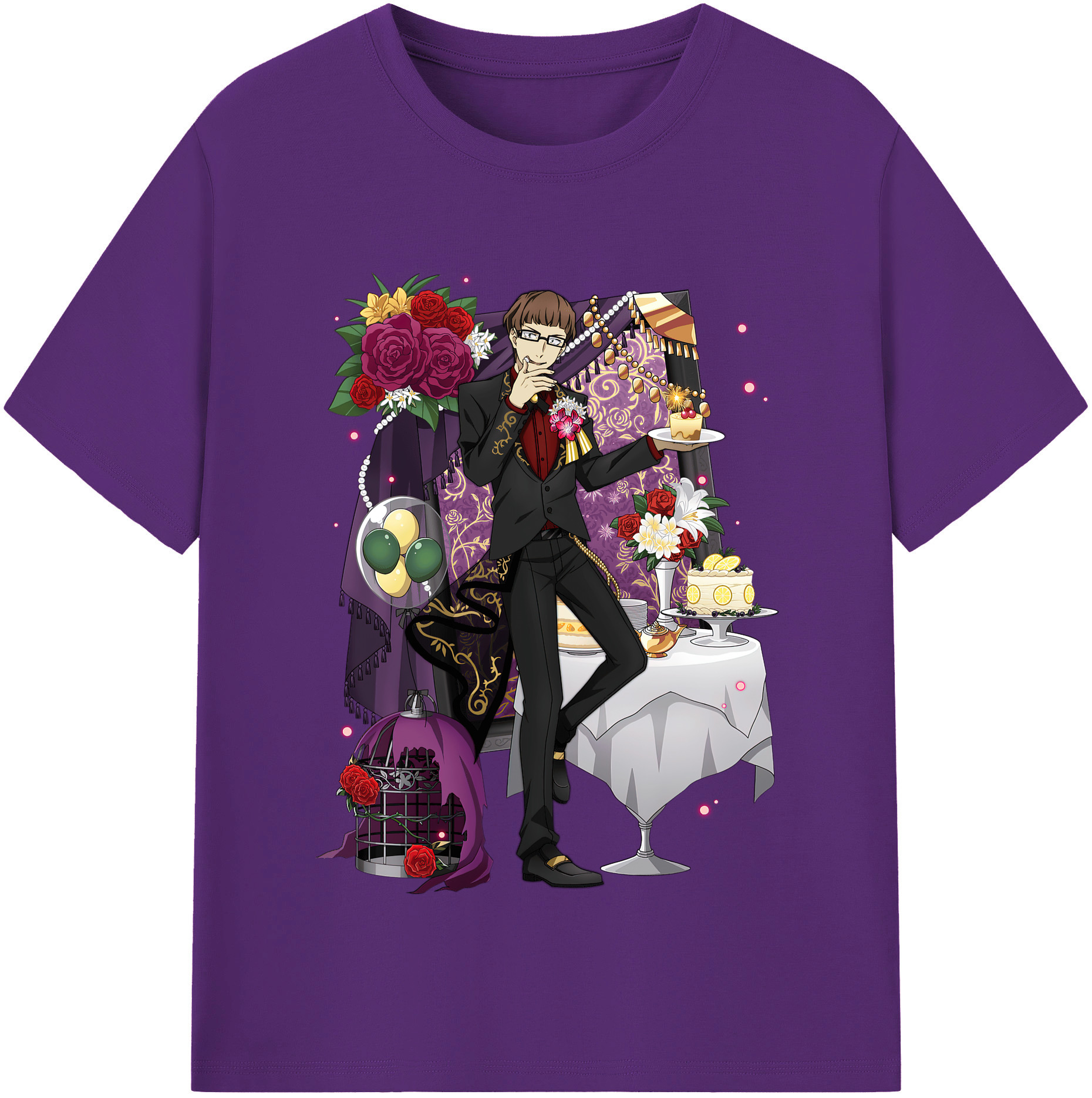 （画像用） 文豪ストレイドッグス Bungo Stray Dogs 綿100％半袖Tシャツ（フロントプリント）