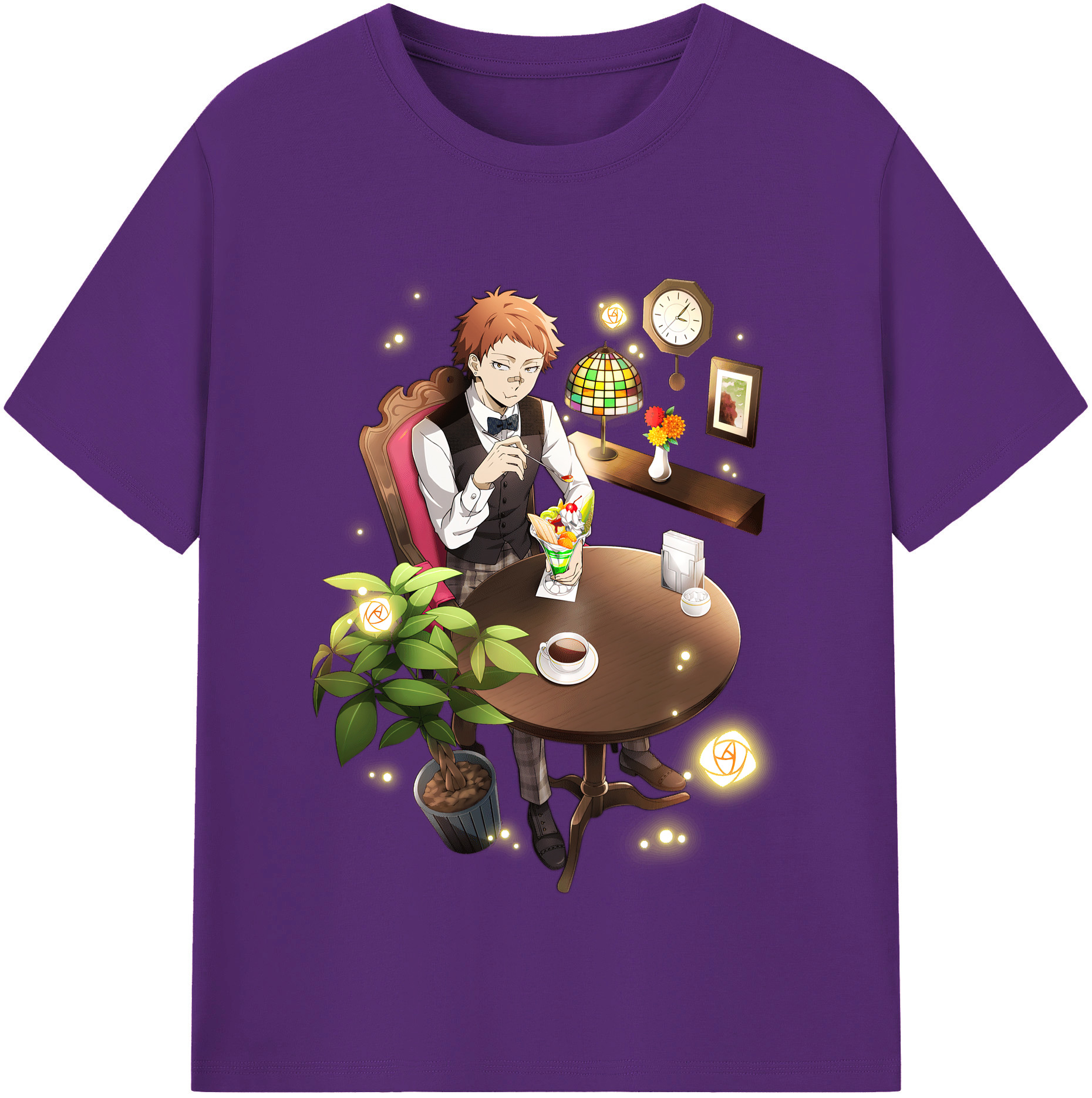 （画像用） 文豪ストレイドッグス Bungo Stray Dogs 綿100％半袖Tシャツ（フロントプリント）