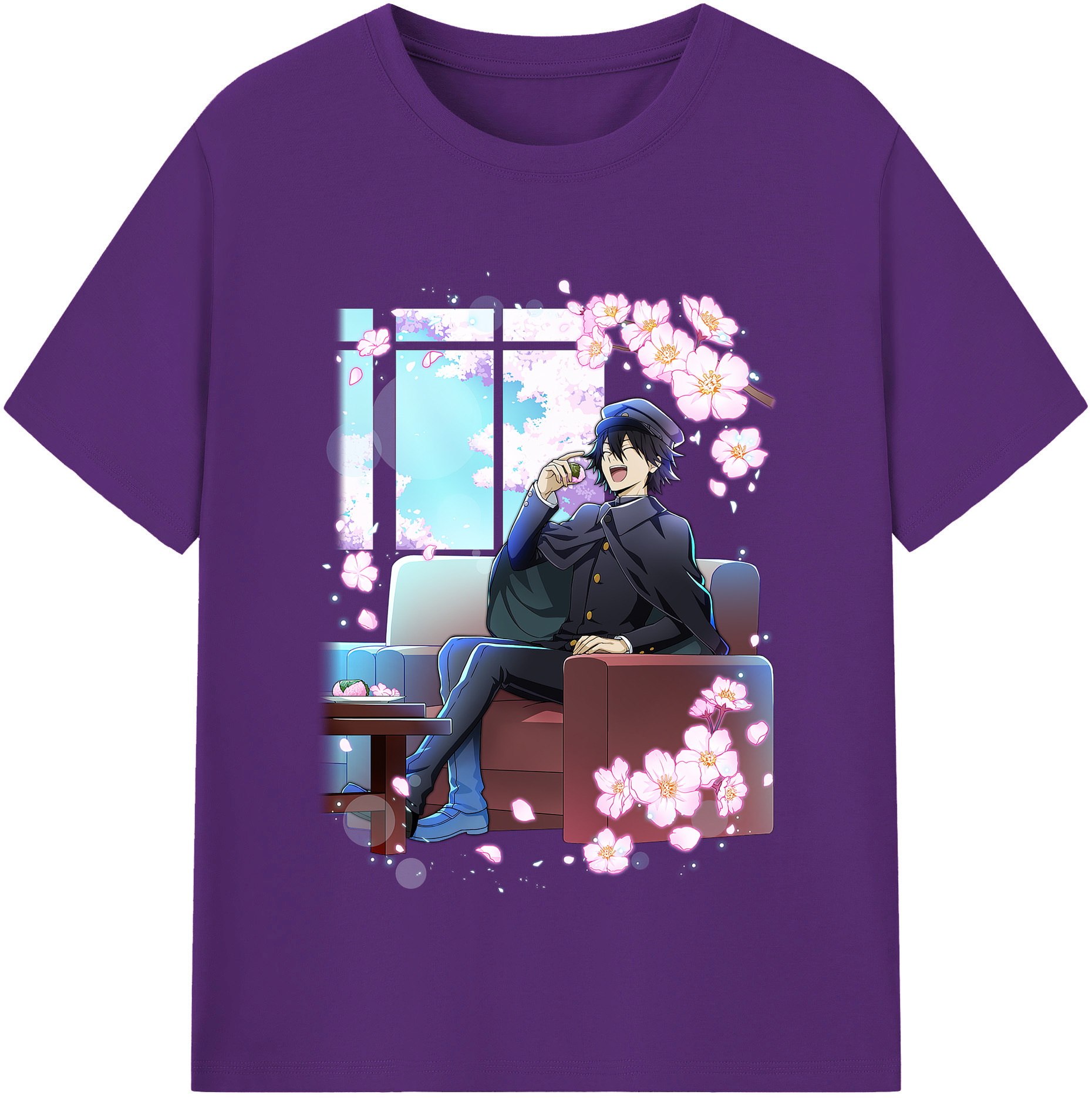 （画像用） 文豪ストレイドッグス Bungo Stray Dogs 綿100％半袖Tシャツ（フロントプリント）