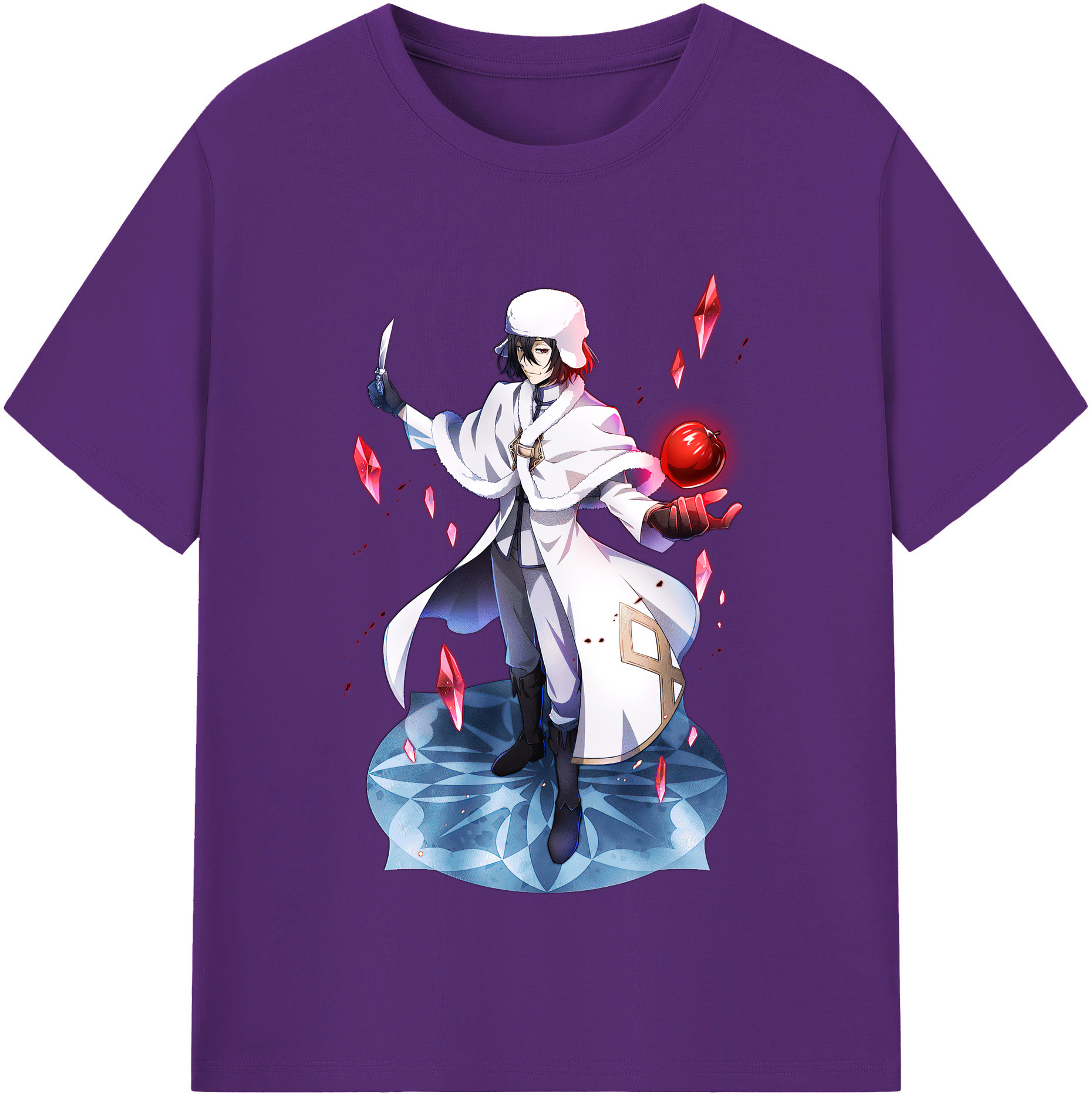 （画像用） 文豪ストレイドッグス Bungo Stray Dogs 綿100％半袖Tシャツ（フロントプリント）