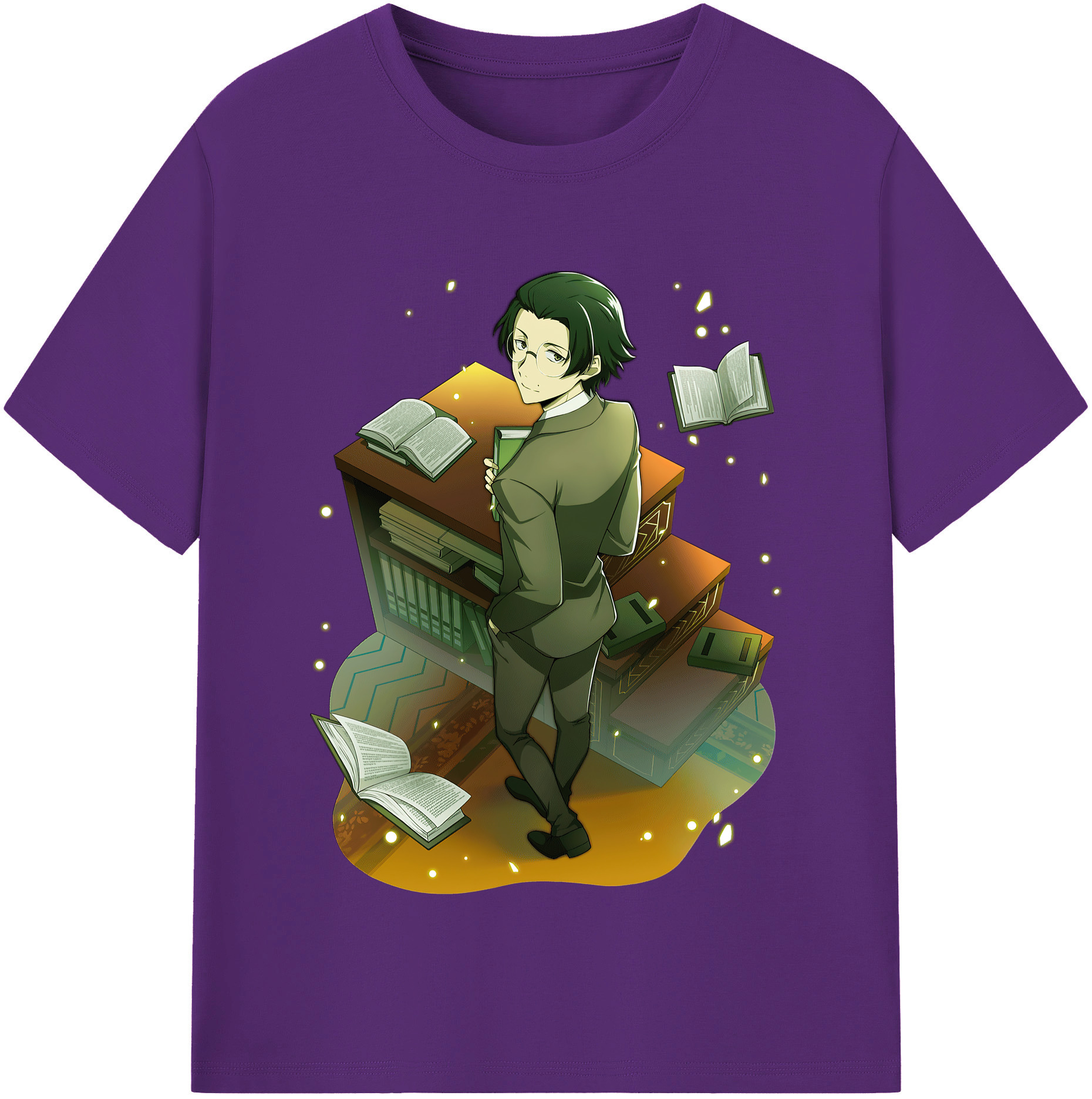 （画像用） 文豪ストレイドッグス Bungo Stray Dogs 綿100％半袖Tシャツ（フロントプリント）