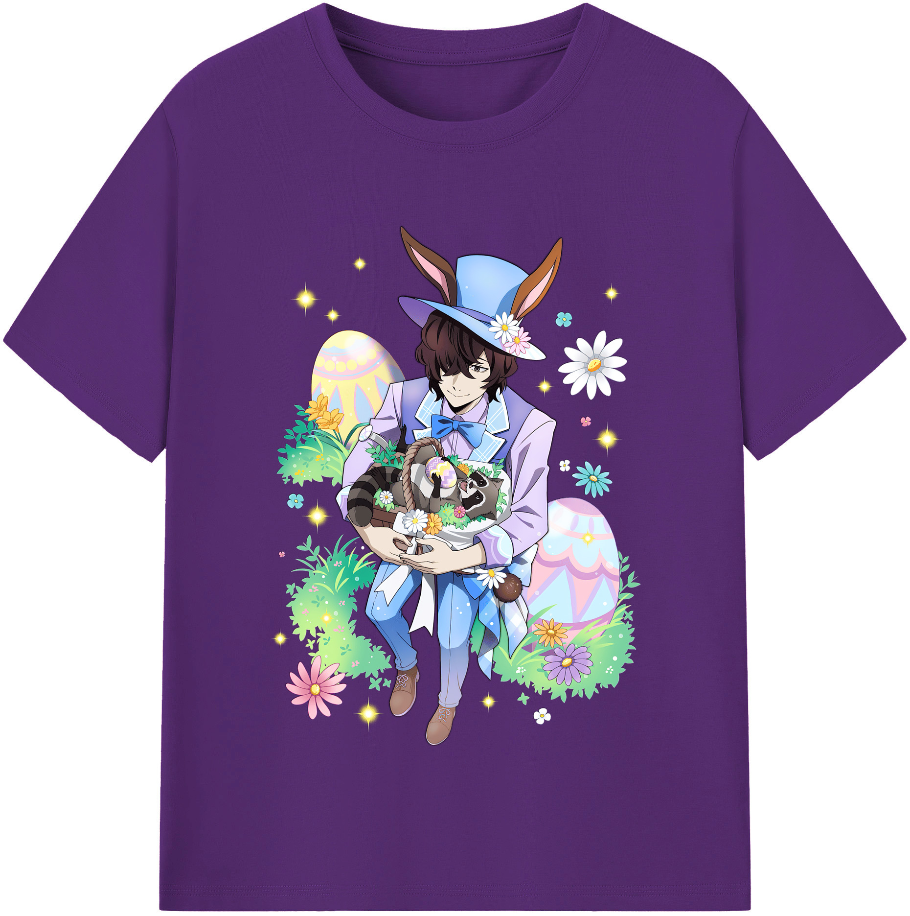 （画像用） 文豪ストレイドッグス Bungo Stray Dogs 綿100％半袖Tシャツ（フロントプリント）