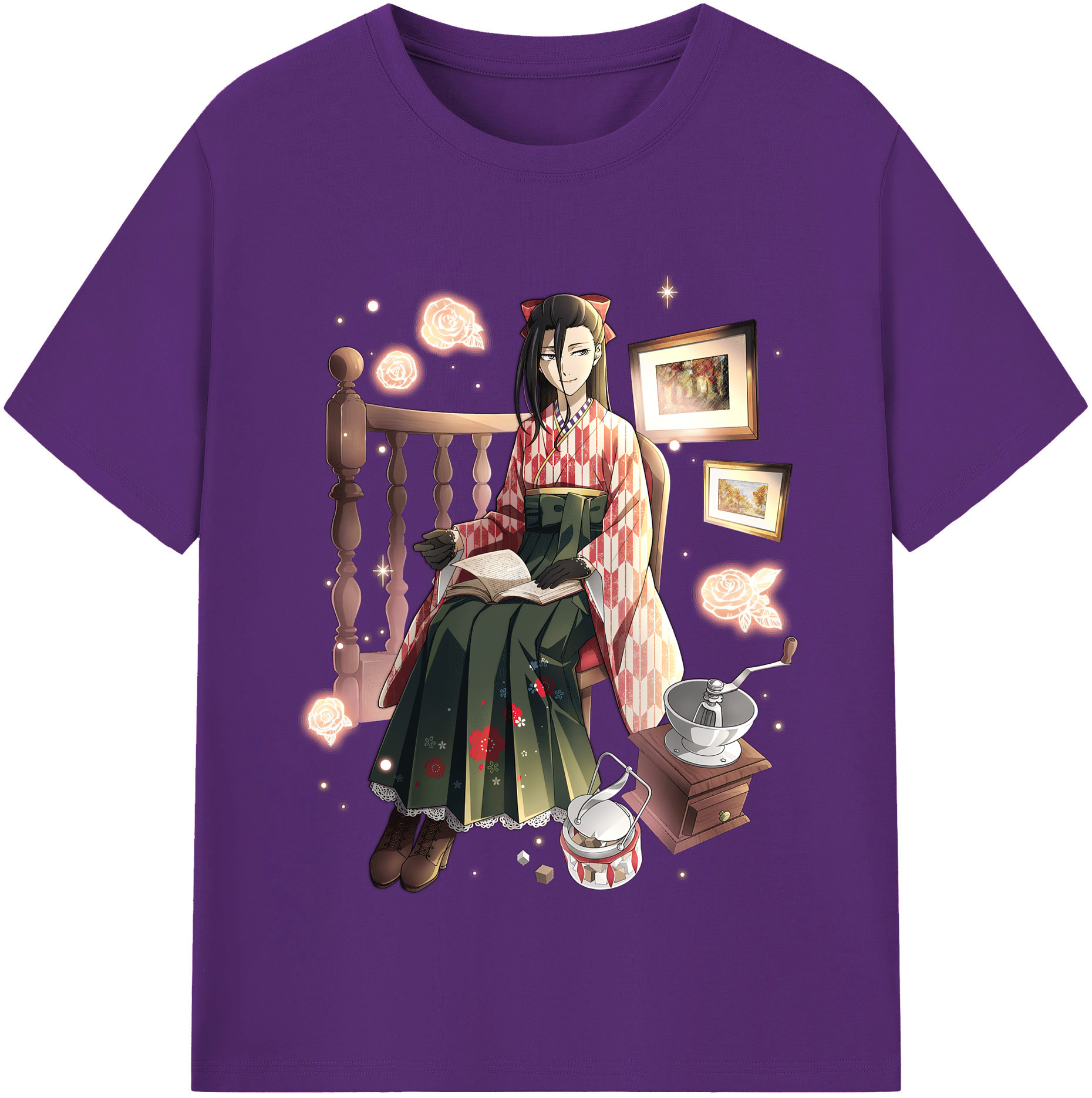 （画像用） 文豪ストレイドッグス Bungo Stray Dogs 綿100％半袖Tシャツ（フロントプリント）