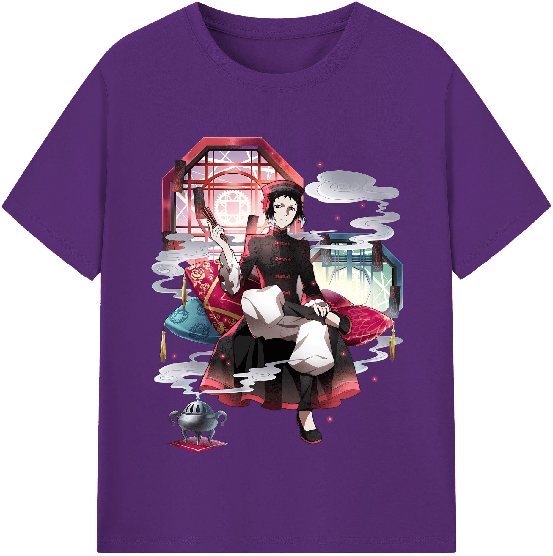 （画像用） 文豪ストレイドッグス Bungo Stray Dogs 綿100％半袖Tシャツ（フロントプリント）