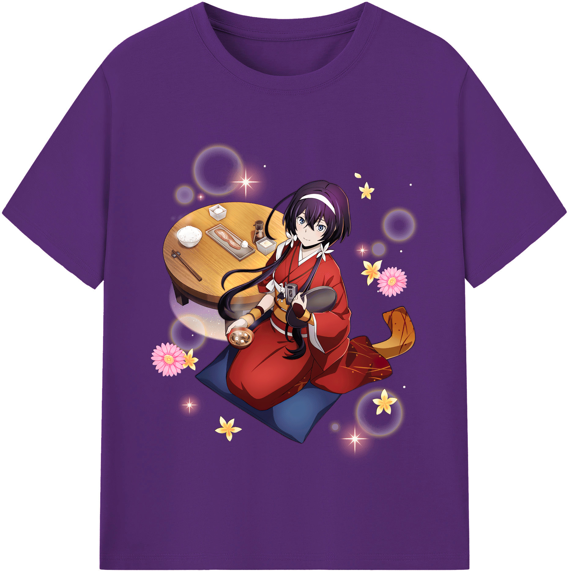 （画像用） 文豪ストレイドッグス Bungo Stray Dogs 綿100％半袖Tシャツ（フロントプリント）