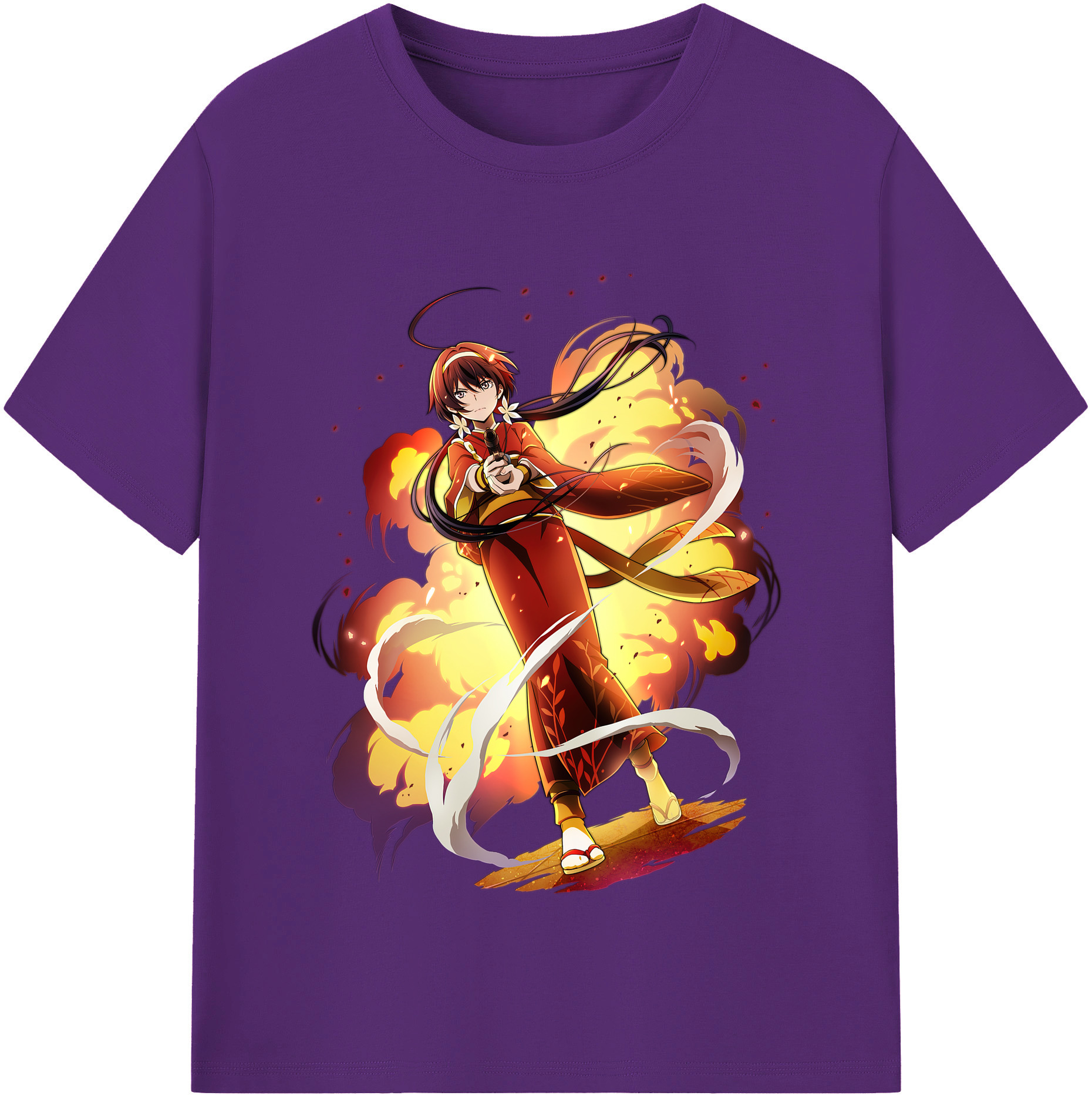 （画像用） 文豪ストレイドッグス Bungo Stray Dogs 綿100％半袖Tシャツ（フロントプリント）