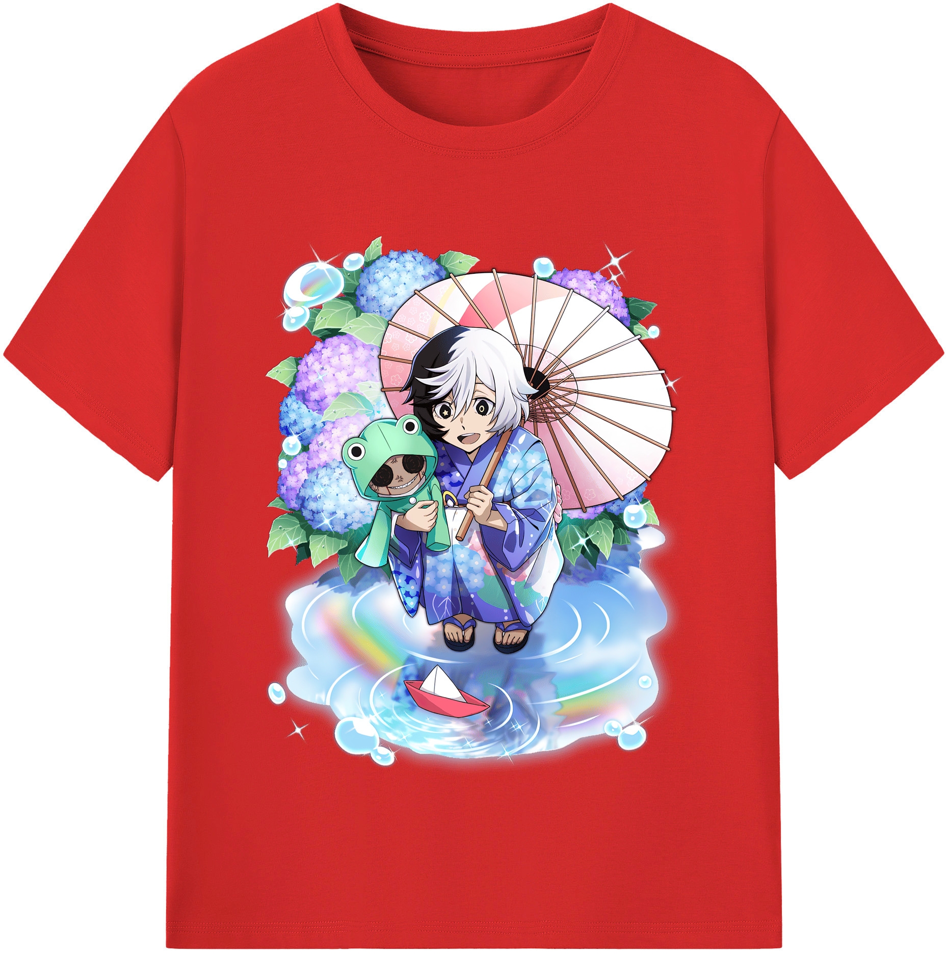 （画像用） 文豪ストレイドッグス Bungo Stray Dogs 綿100％半袖Tシャツ（フロントプリント）