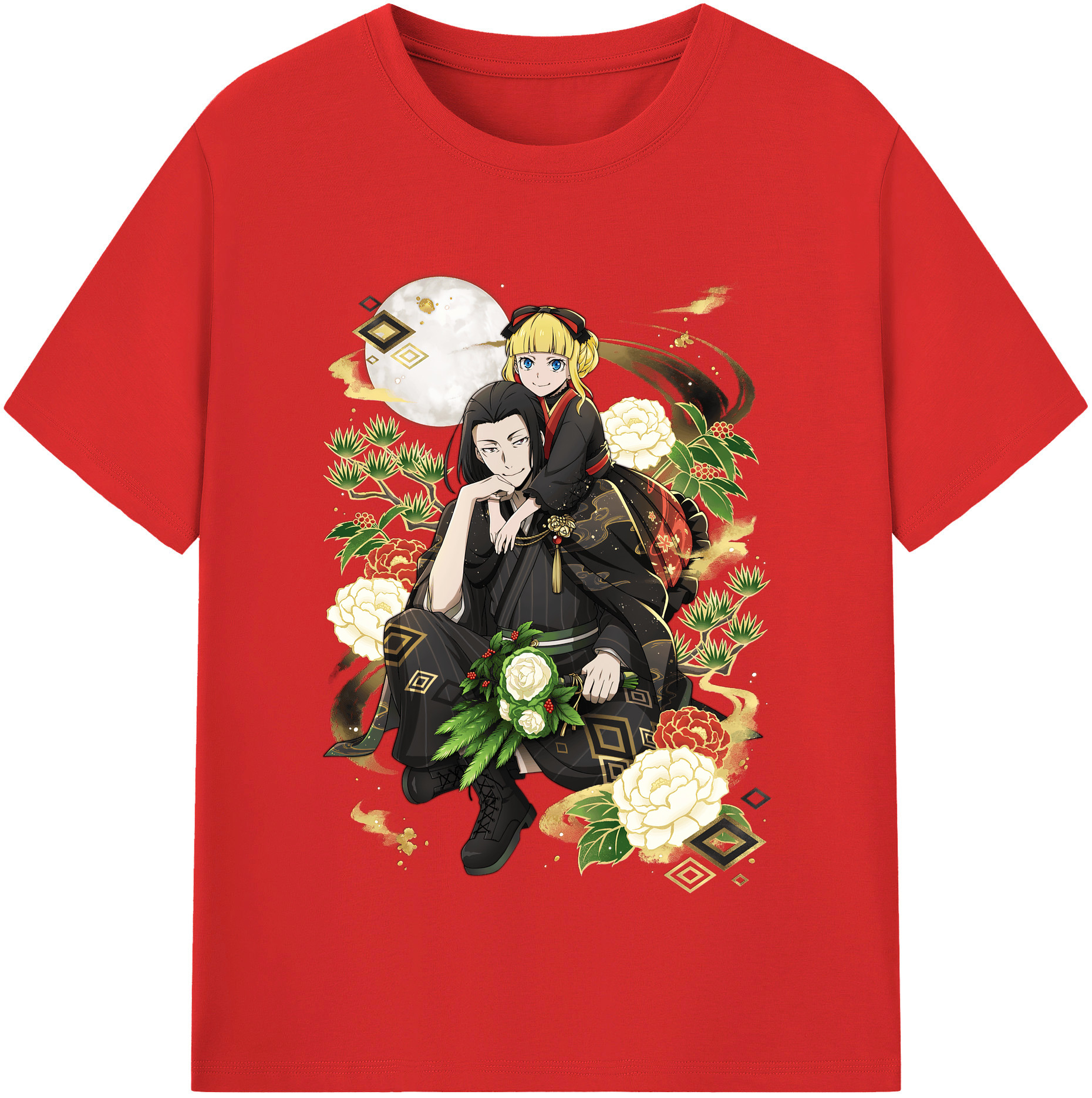 （画像用） 文豪ストレイドッグス Bungo Stray Dogs 綿100％半袖Tシャツ（フロントプリント）