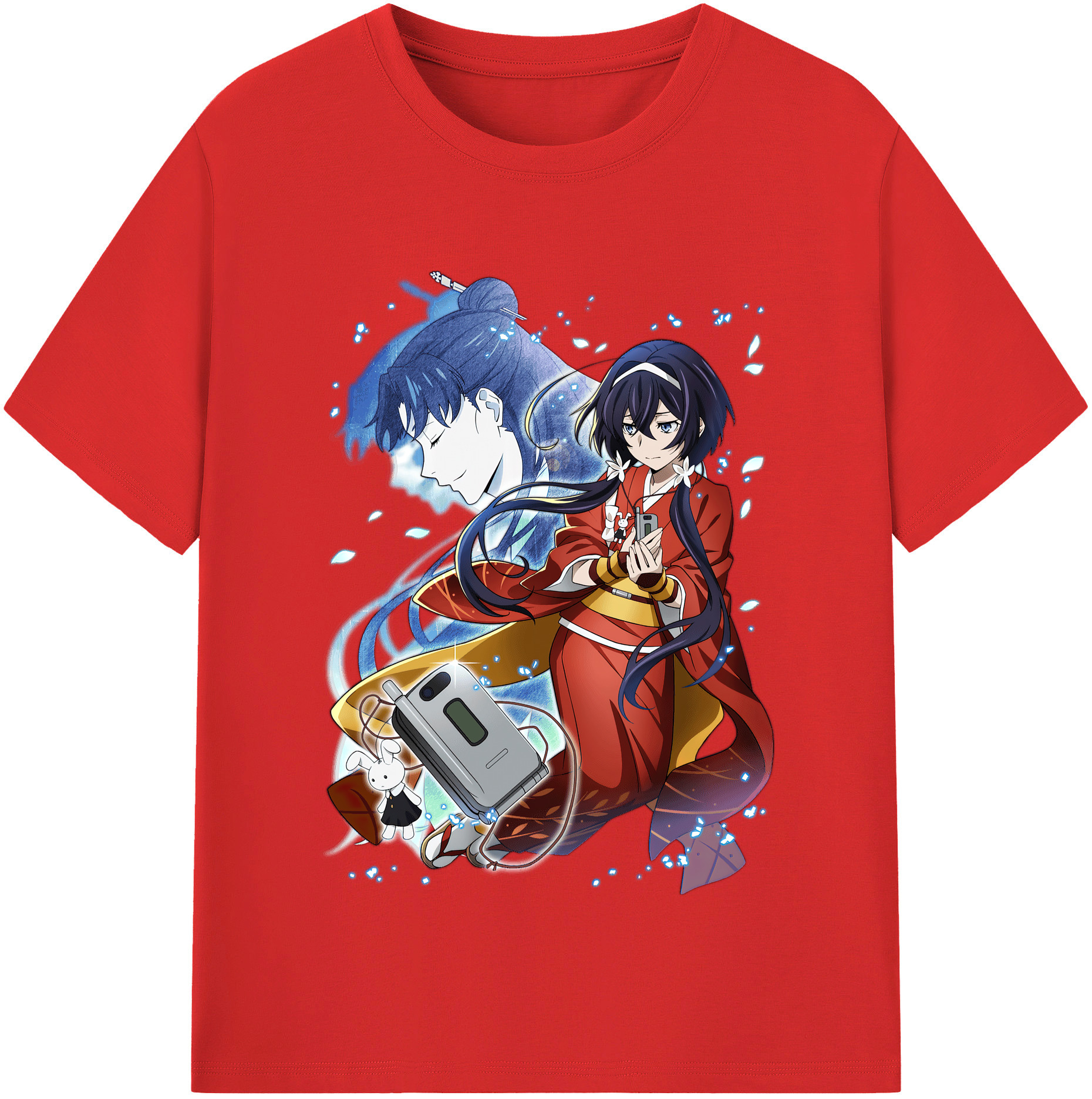 （画像用） 文豪ストレイドッグス Bungo Stray Dogs 綿100％半袖Tシャツ（フロントプリント）