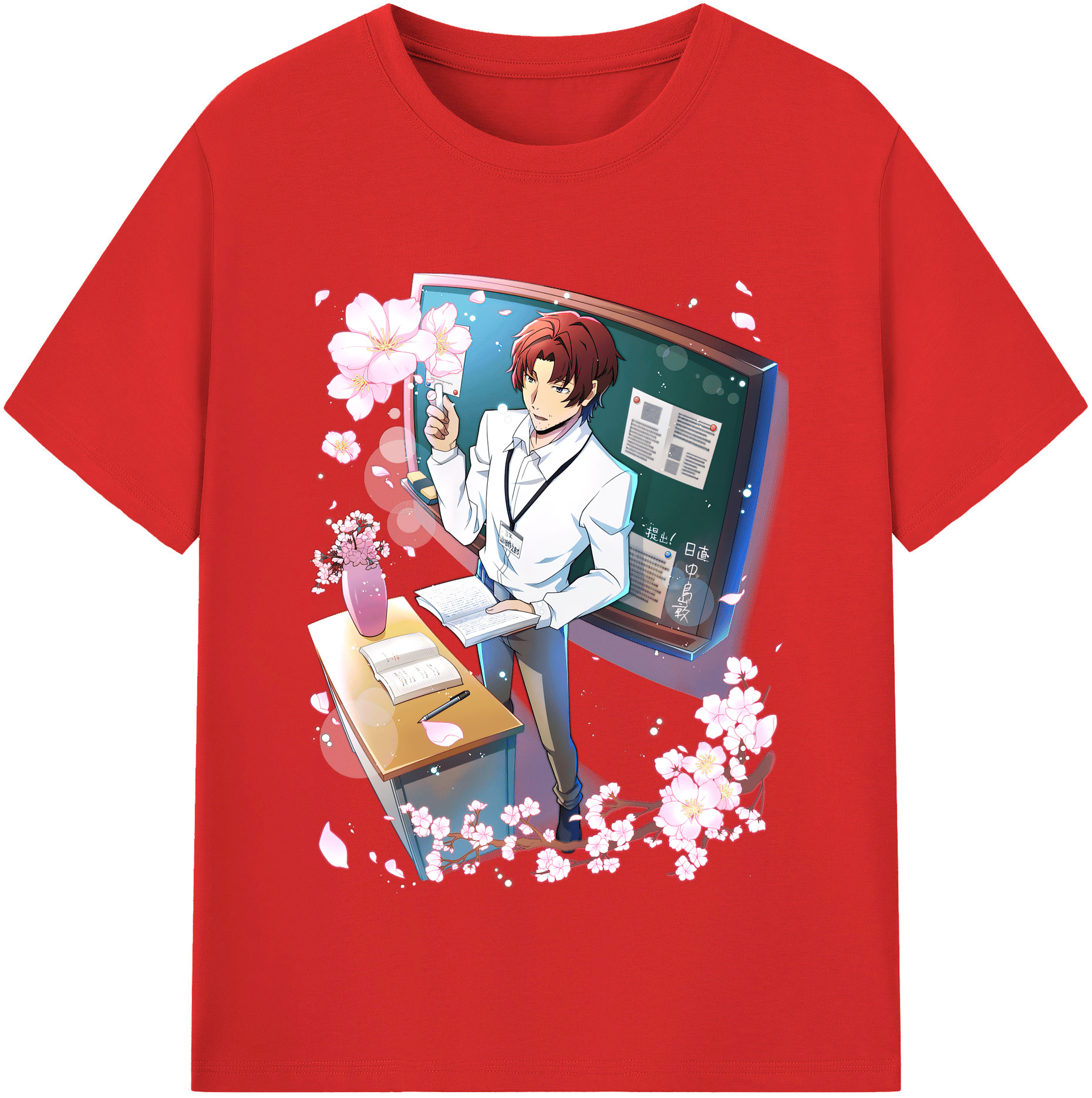 （画像用） 文豪ストレイドッグス Bungo Stray Dogs 綿100％半袖Tシャツ（フロントプリント）