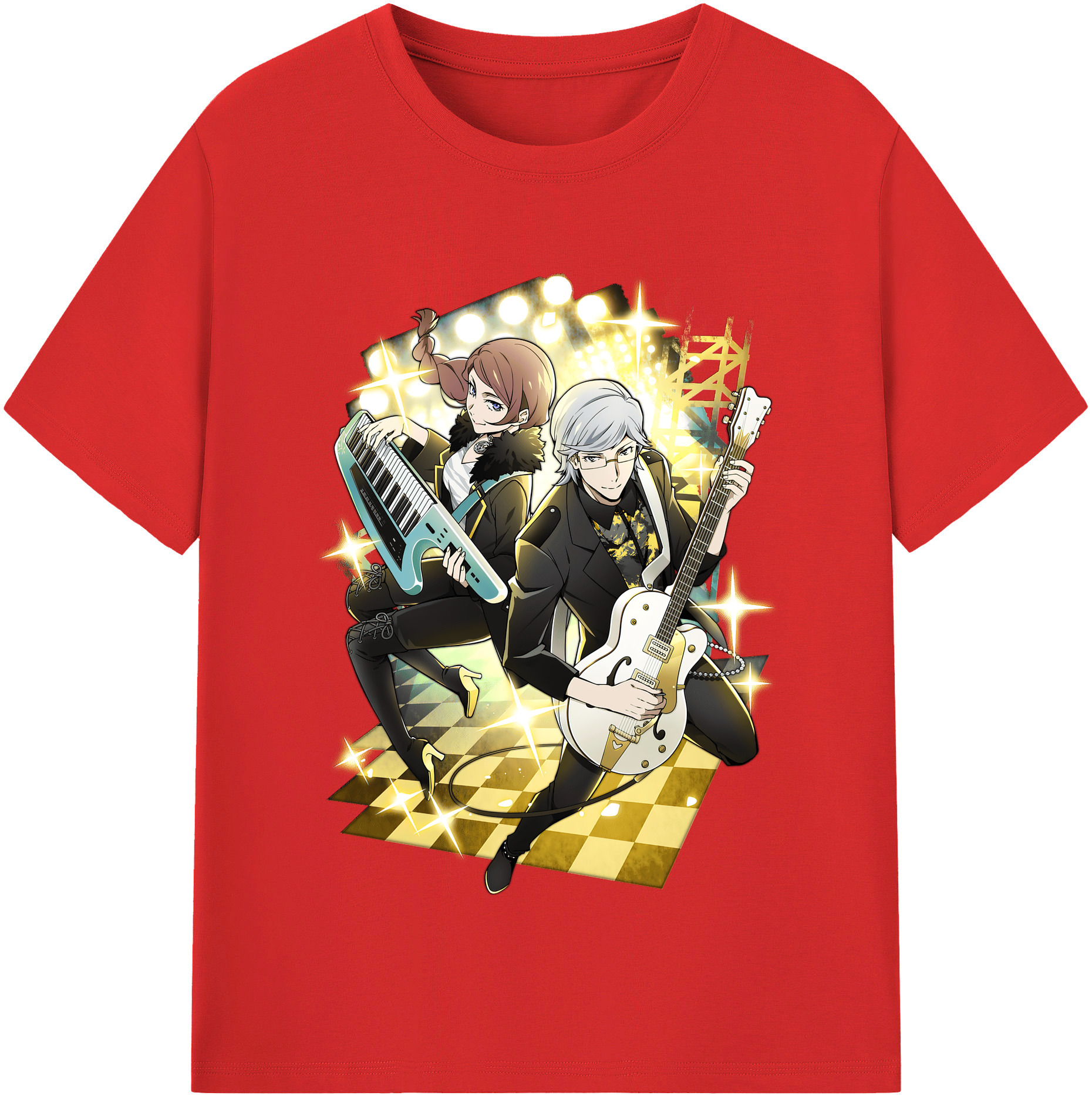 （画像用） 文豪ストレイドッグス Bungo Stray Dogs 綿100％半袖Tシャツ（フロントプリント）