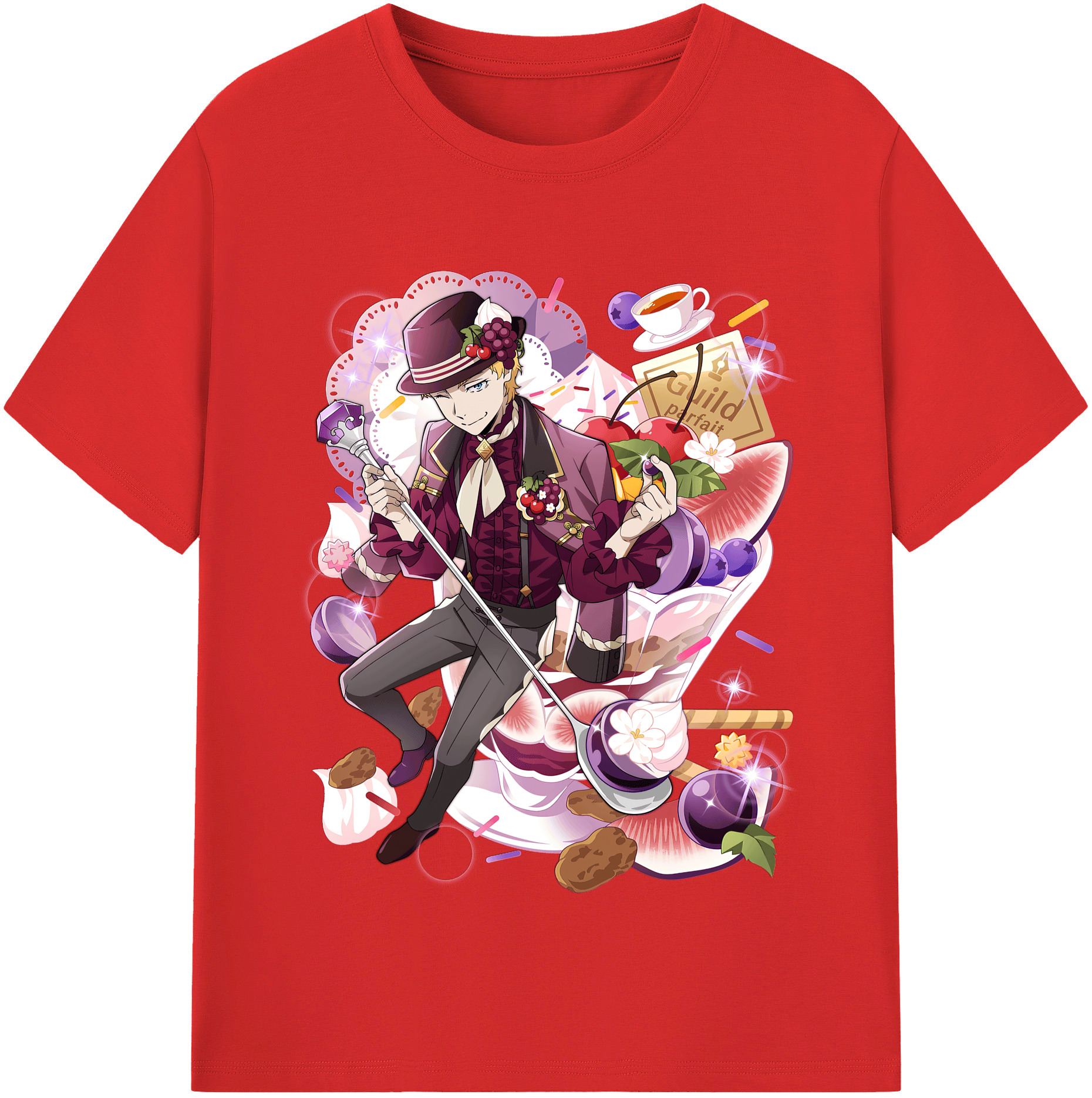 （画像用） 文豪ストレイドッグス Bungo Stray Dogs 綿100％半袖Tシャツ（フロントプリント）
