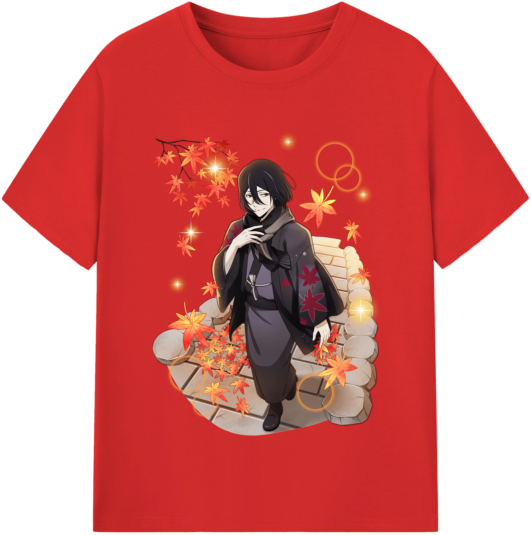 （画像用） 文豪ストレイドッグス Bungo Stray Dogs 綿100％半袖Tシャツ（フロントプリント）