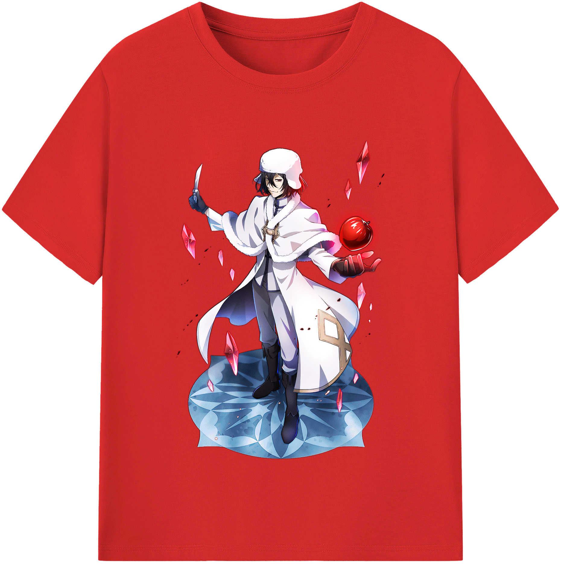 （画像用） 文豪ストレイドッグス Bungo Stray Dogs 綿100％半袖Tシャツ（フロントプリント）
