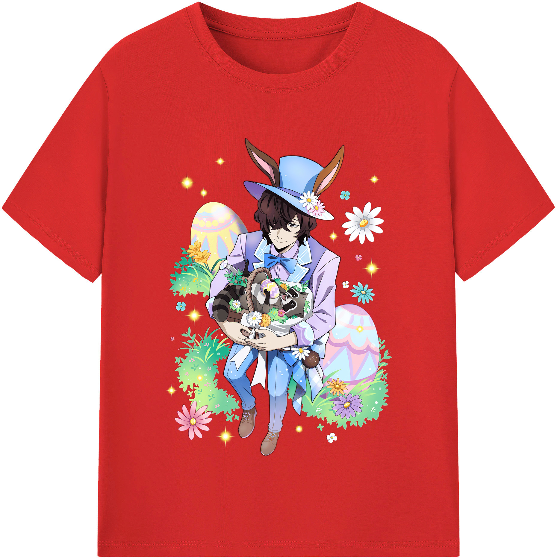 （画像用） 文豪ストレイドッグス Bungo Stray Dogs 綿100％半袖Tシャツ（フロントプリント）
