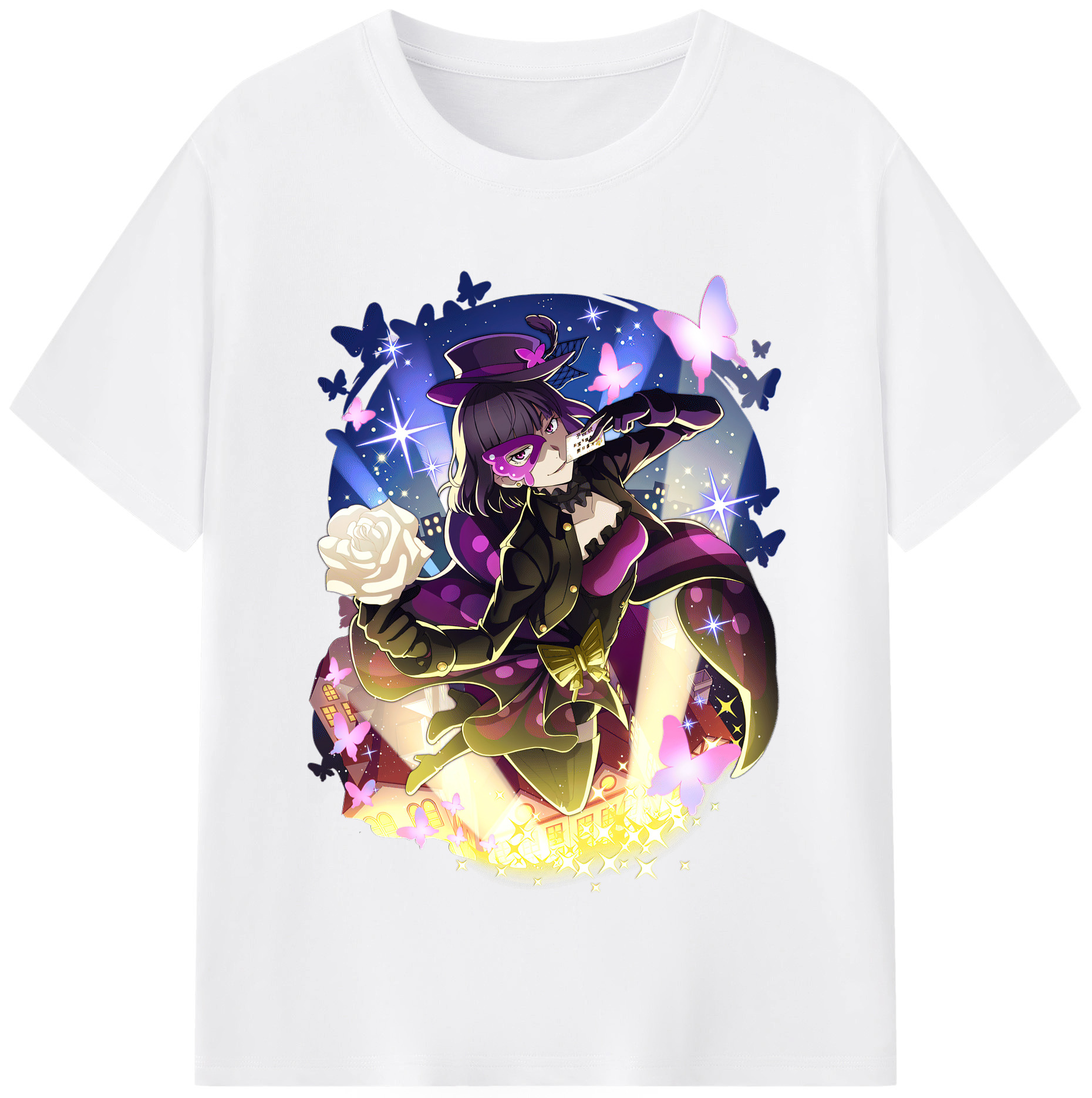 （画像用） 文豪ストレイドッグス Bungo Stray Dogs 綿100％半袖Tシャツ（フロントプリント）