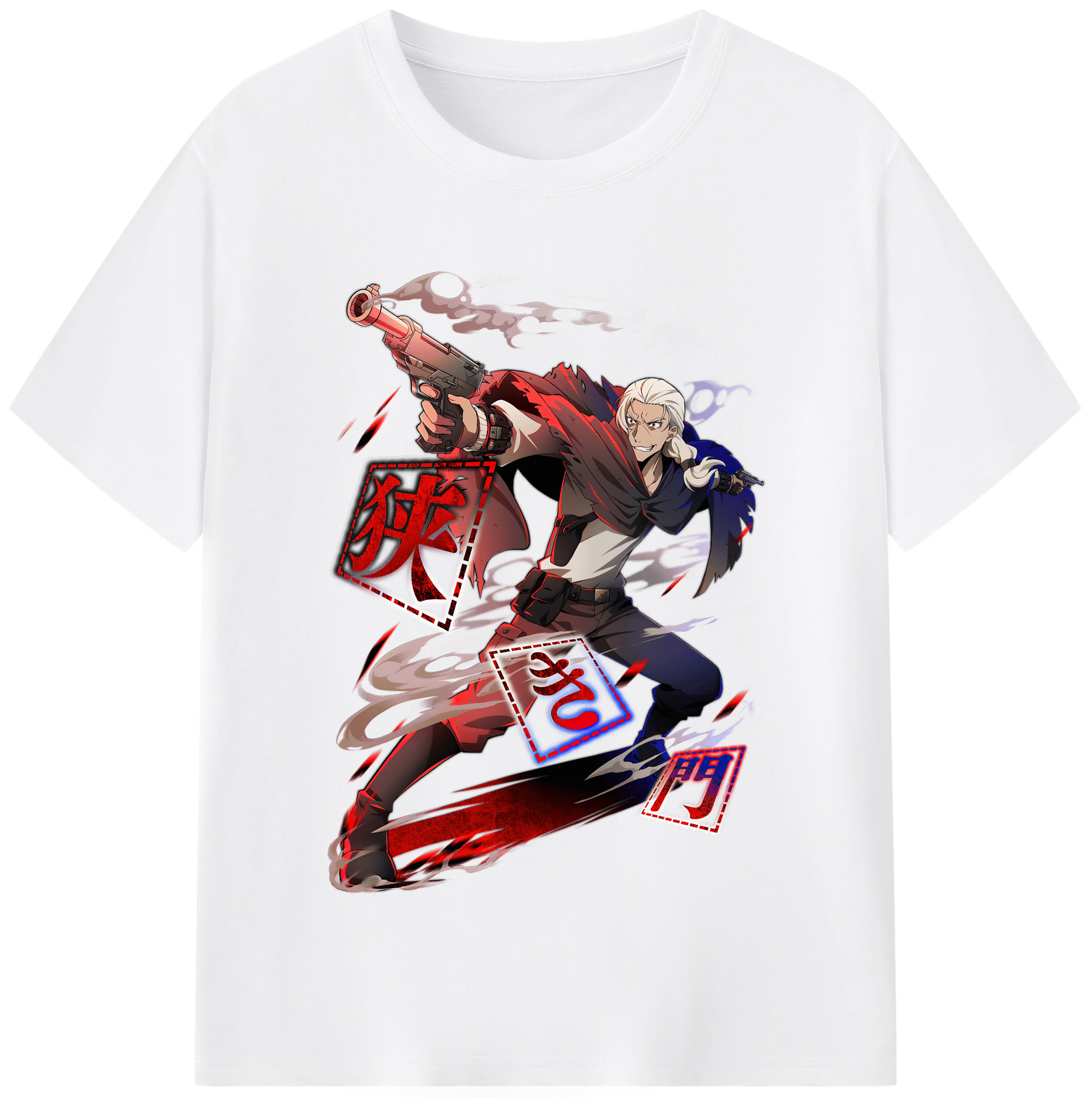 （画像用） 文豪ストレイドッグス Bungo Stray Dogs 綿100％半袖Tシャツ（フロントプリント）