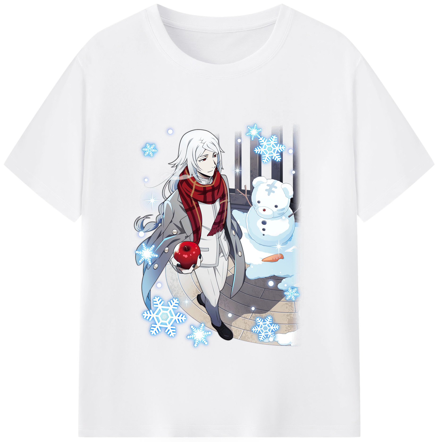 （画像用） 文豪ストレイドッグス Bungo Stray Dogs 綿100％半袖Tシャツ（フロントプリント）