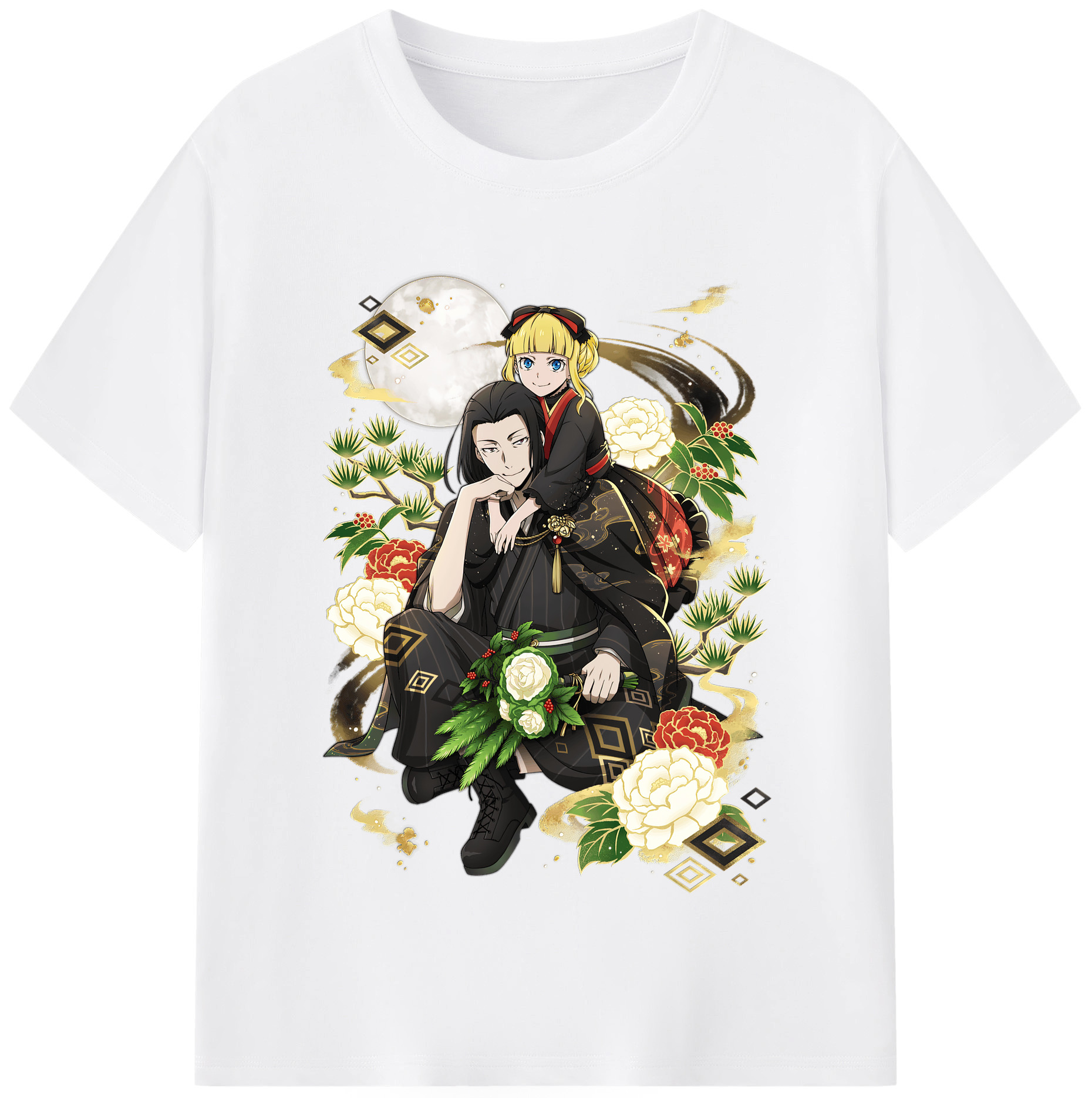 （画像用） 文豪ストレイドッグス Bungo Stray Dogs 綿100％半袖Tシャツ（フロントプリント）