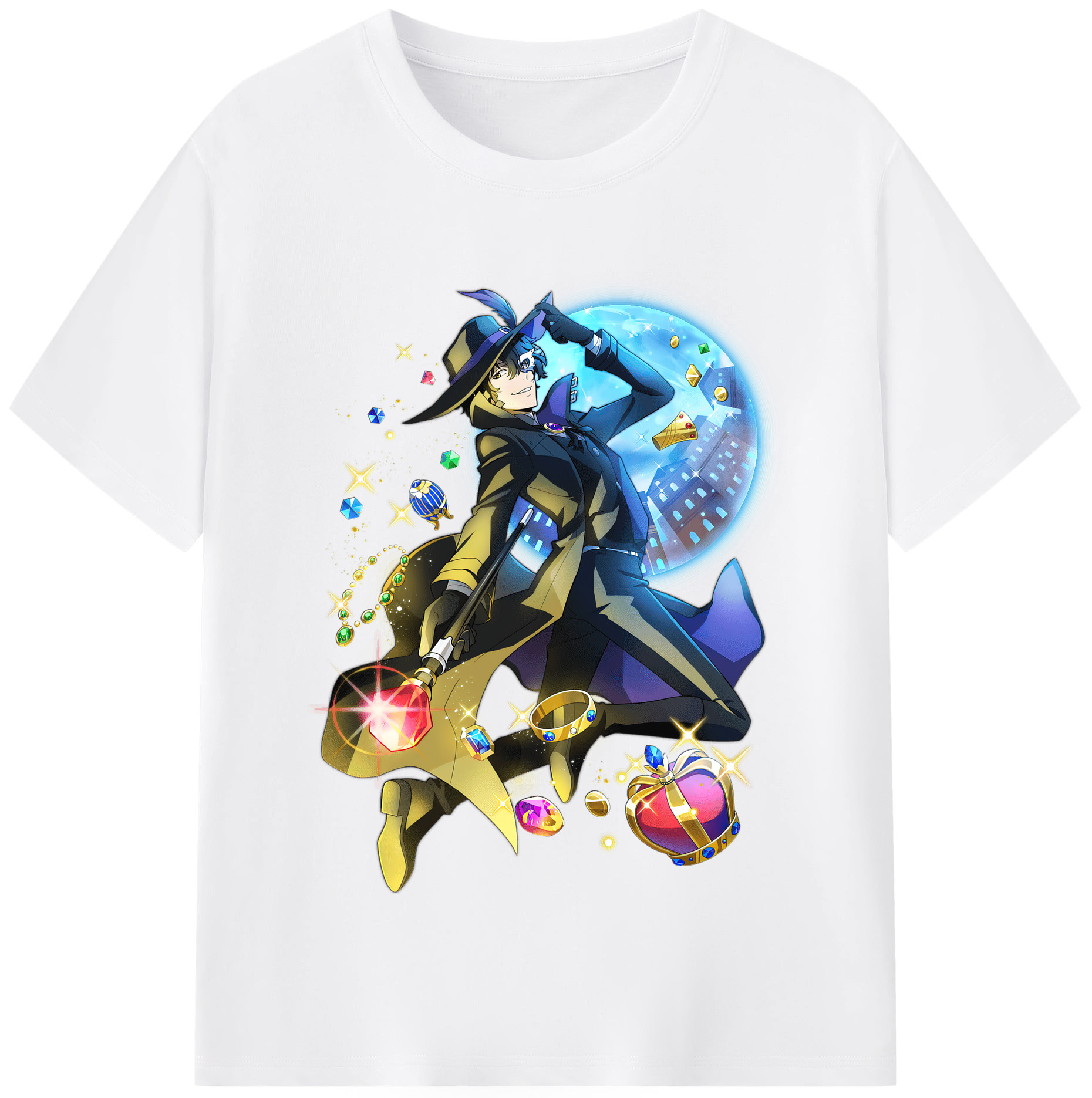 （画像用） 文豪ストレイドッグス Bungo Stray Dogs 綿100％半袖Tシャツ（フロントプリント）