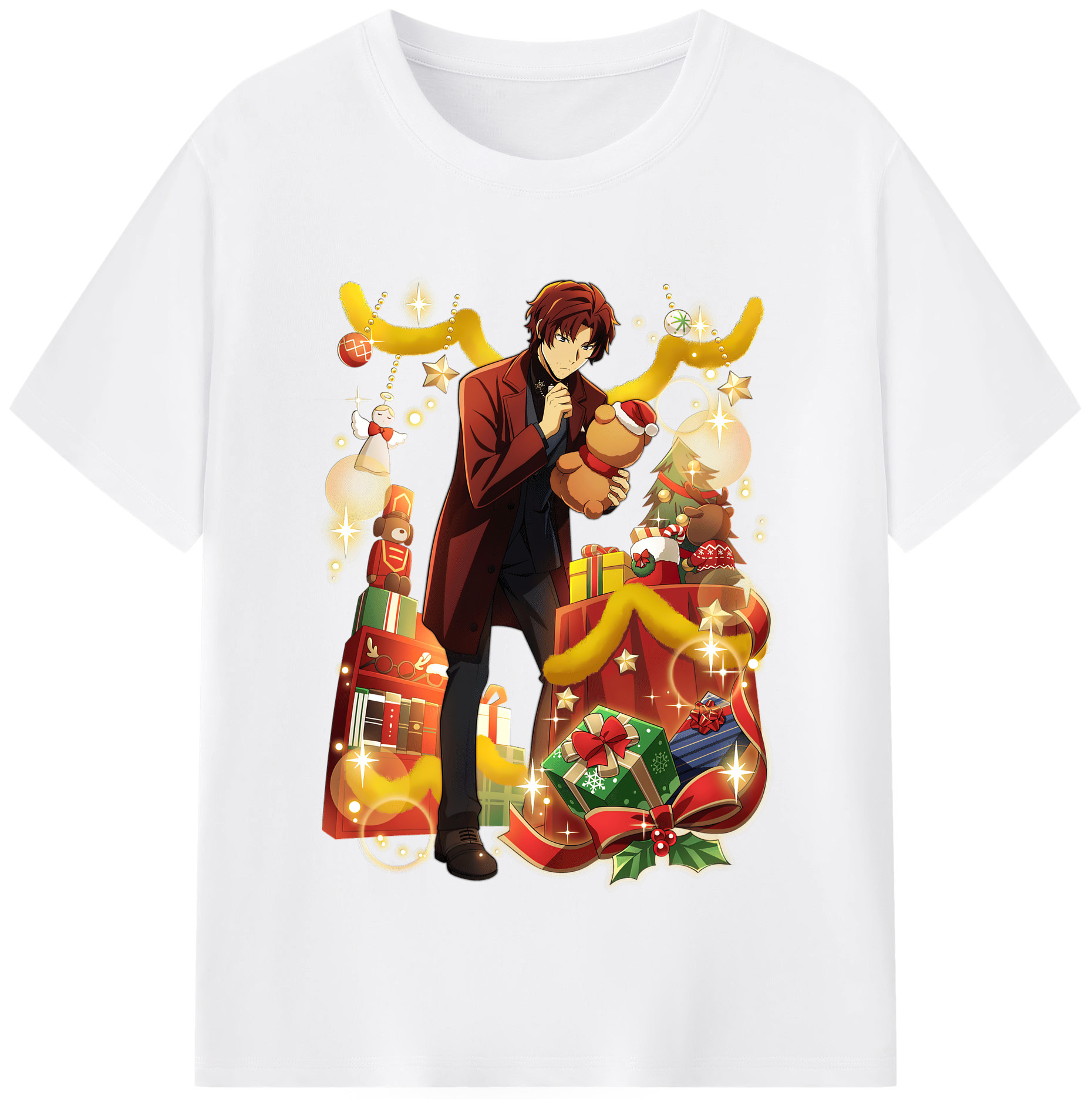 （画像用） 文豪ストレイドッグス Bungo Stray Dogs 綿100％半袖Tシャツ（フロントプリント）