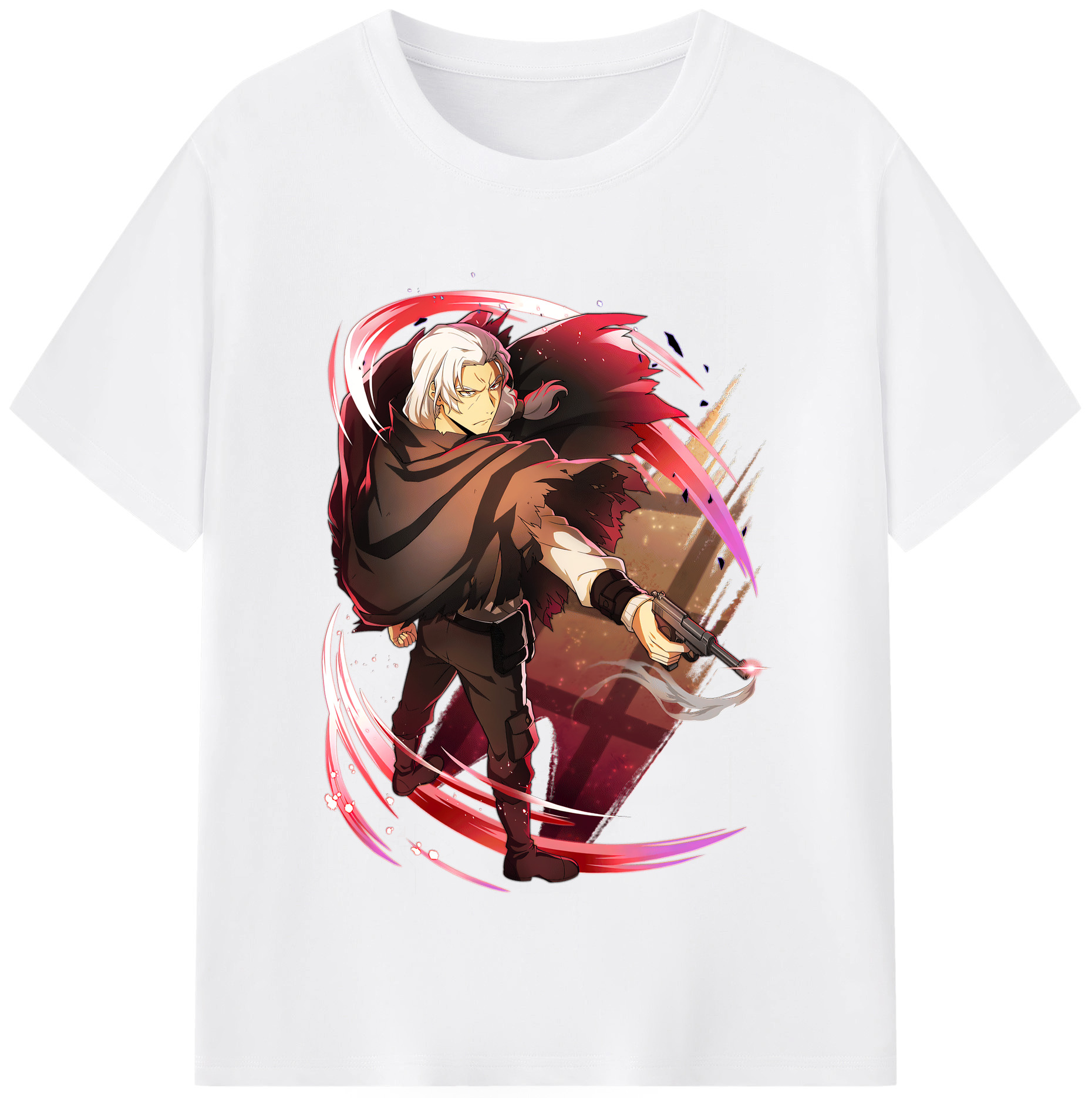 （画像用） 文豪ストレイドッグス Bungo Stray Dogs 綿100％半袖Tシャツ（フロントプリント）