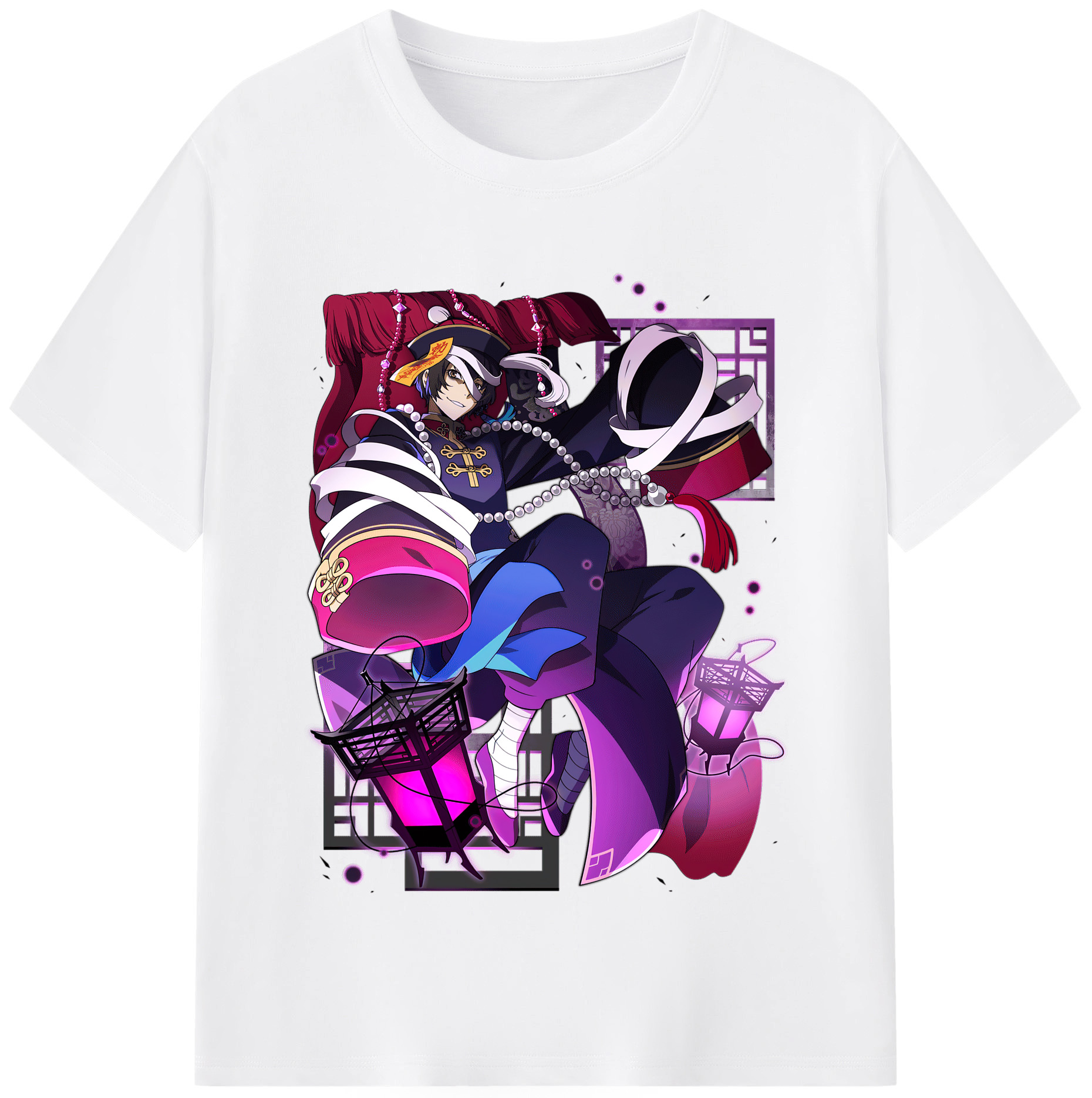 （画像用） 文豪ストレイドッグス Bungo Stray Dogs 綿100％半袖Tシャツ（フロントプリント）